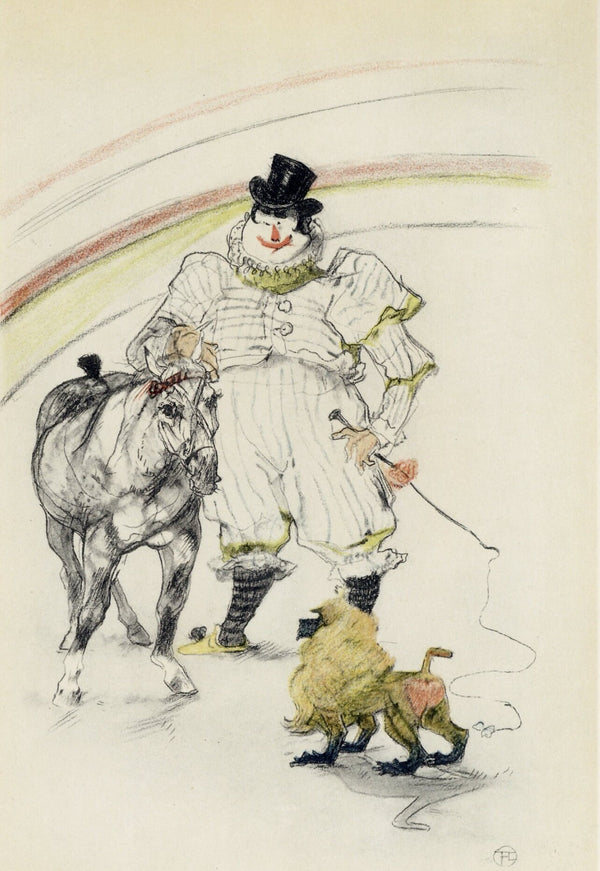 Henri de Toulouse-Lautrec, Cheval et Singe dressé, The Circus by Toulouse-Lautrec, Limited Edition Lithograph