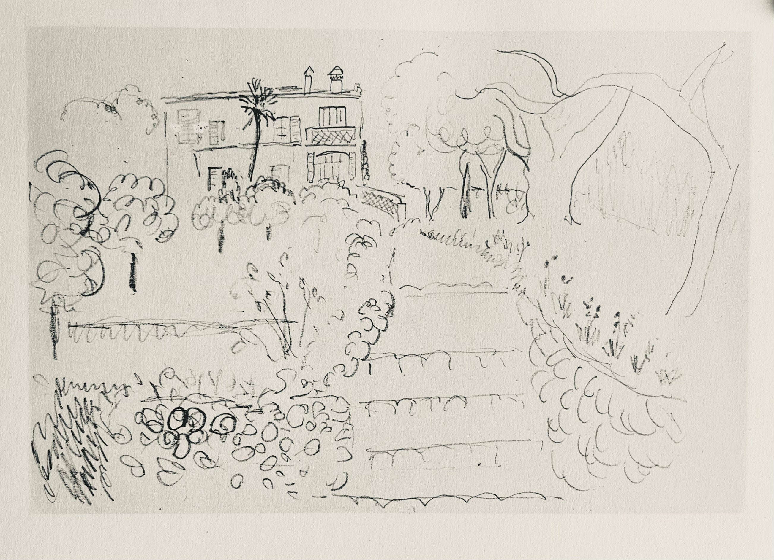 Henri Matisse, Composition (Dutel 3), Dessins de Henri-Matisse, Limited Edition Lithograph