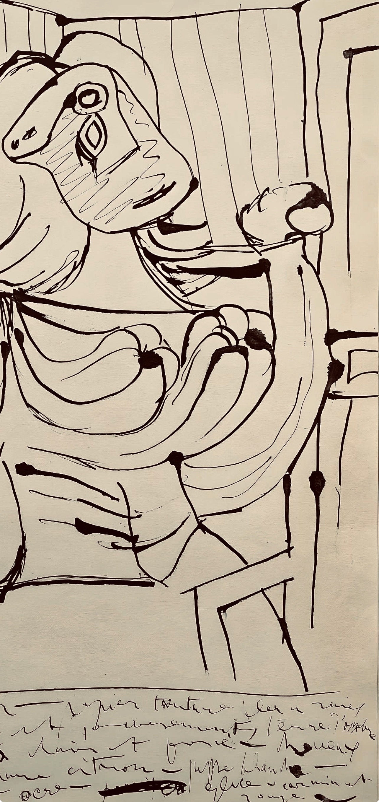 Pablo Picasso, Composition, Carnet de dessins de Picasso, Cahiers d’Art, Limited Edition Lithograph