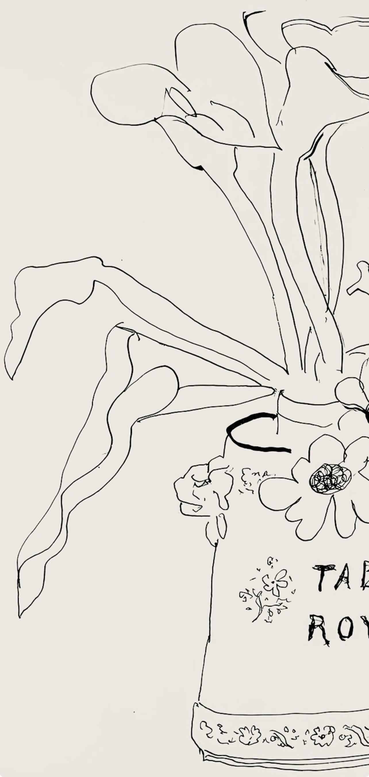 Henri Matisse, Série N Gc'S, var. 3 (Duthuit 9), Henri Matisse, Dessins, Thèmes et variations, Limited Edition Lithograph
