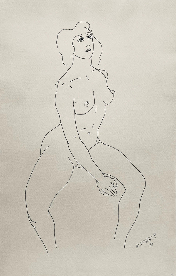 Henry Strater, Composition, 24 Drawings by Henry Strater, Limited Edition Lithograph