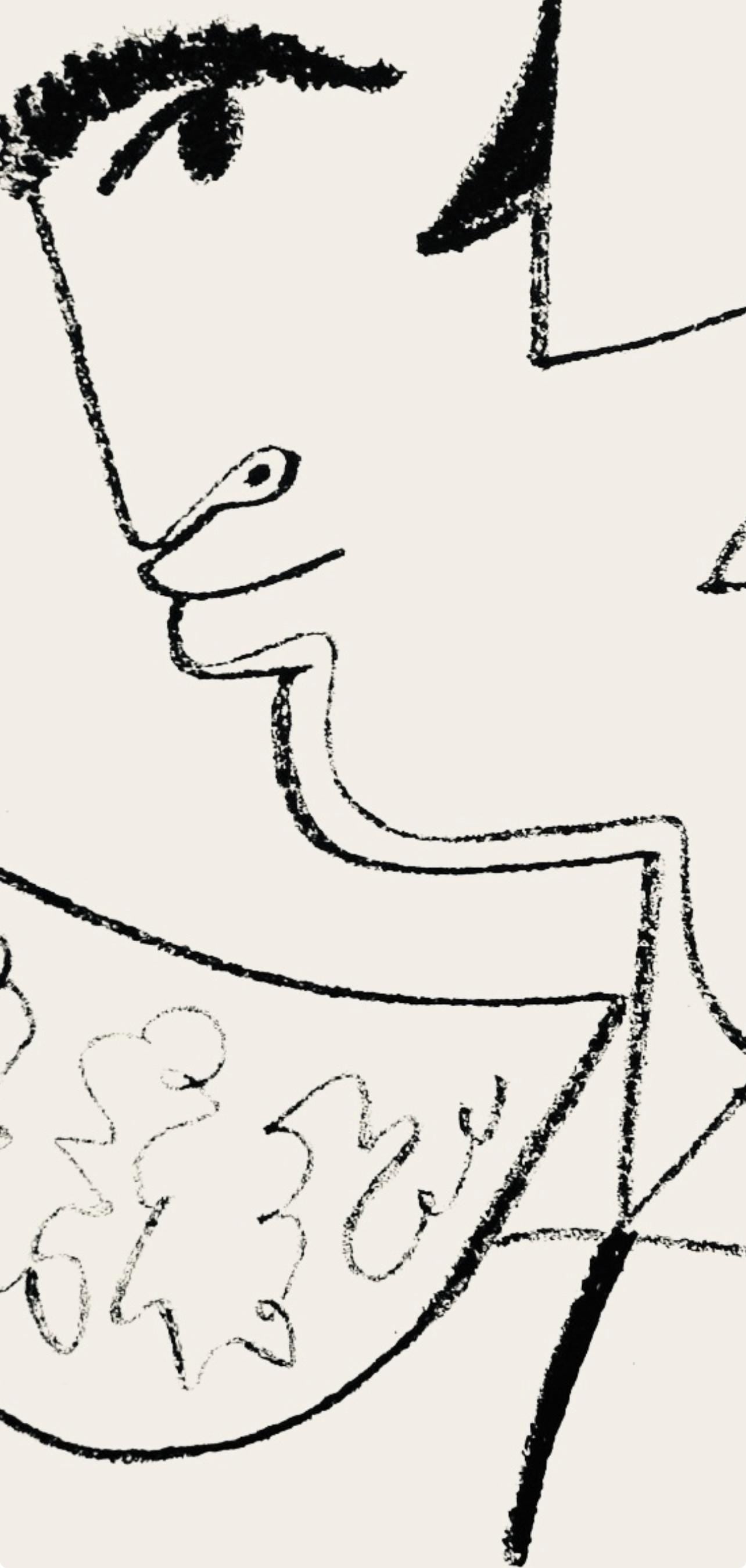 Jean Cocteau, Composition, Taureaux, Limited Edition Lithograph
