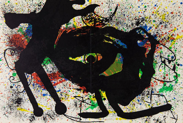 Joan Miró, Composition (Cramer 239; Mourlot 891), Derrière le miroir, Limited Edition Lithograph