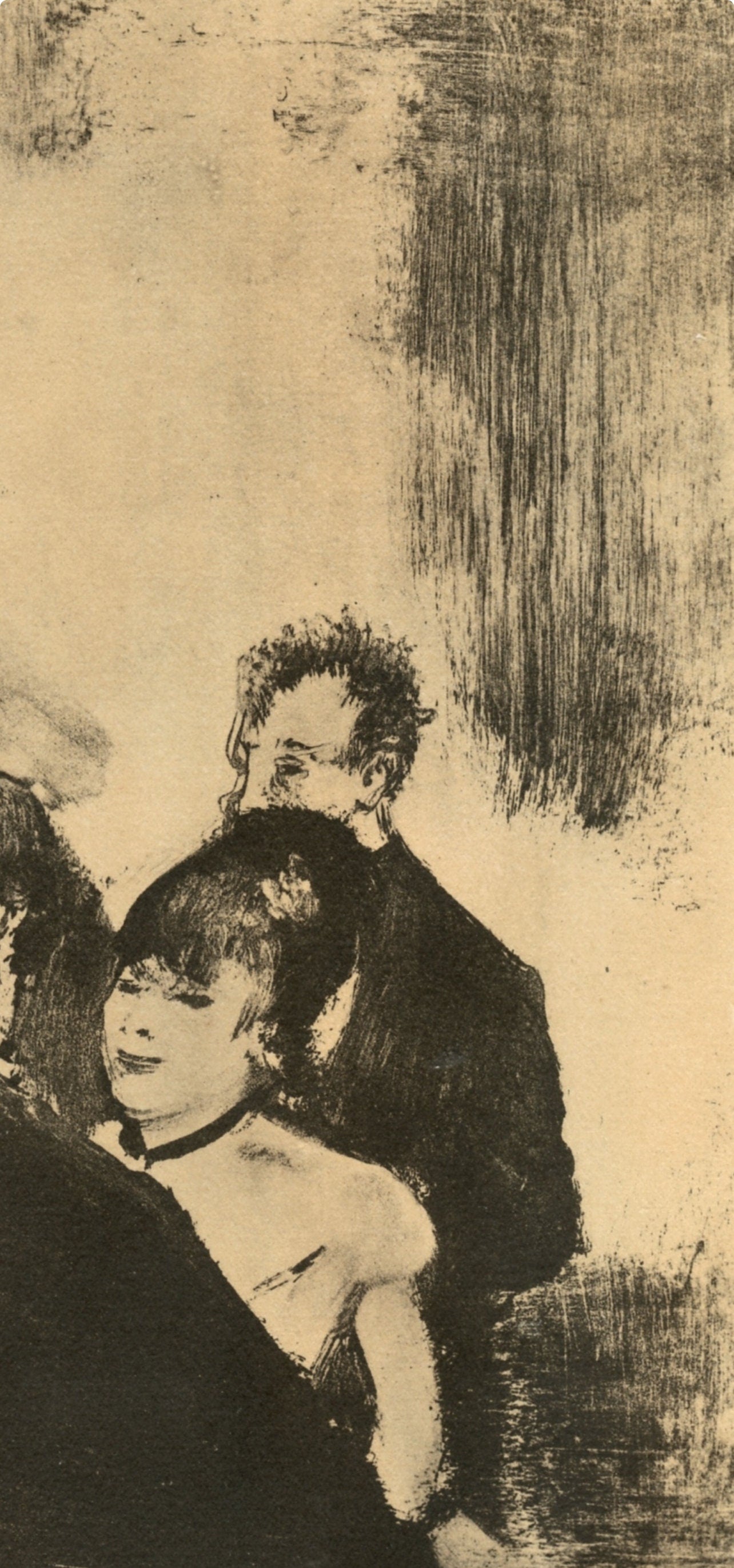Edgar Degas, Famille Cardinal, E. Degas Monotypes, Limited Edition Monotype