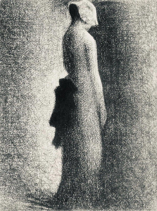 Georges Seurat, Le nœud noir, Seurat, Limited Edition Lithograph