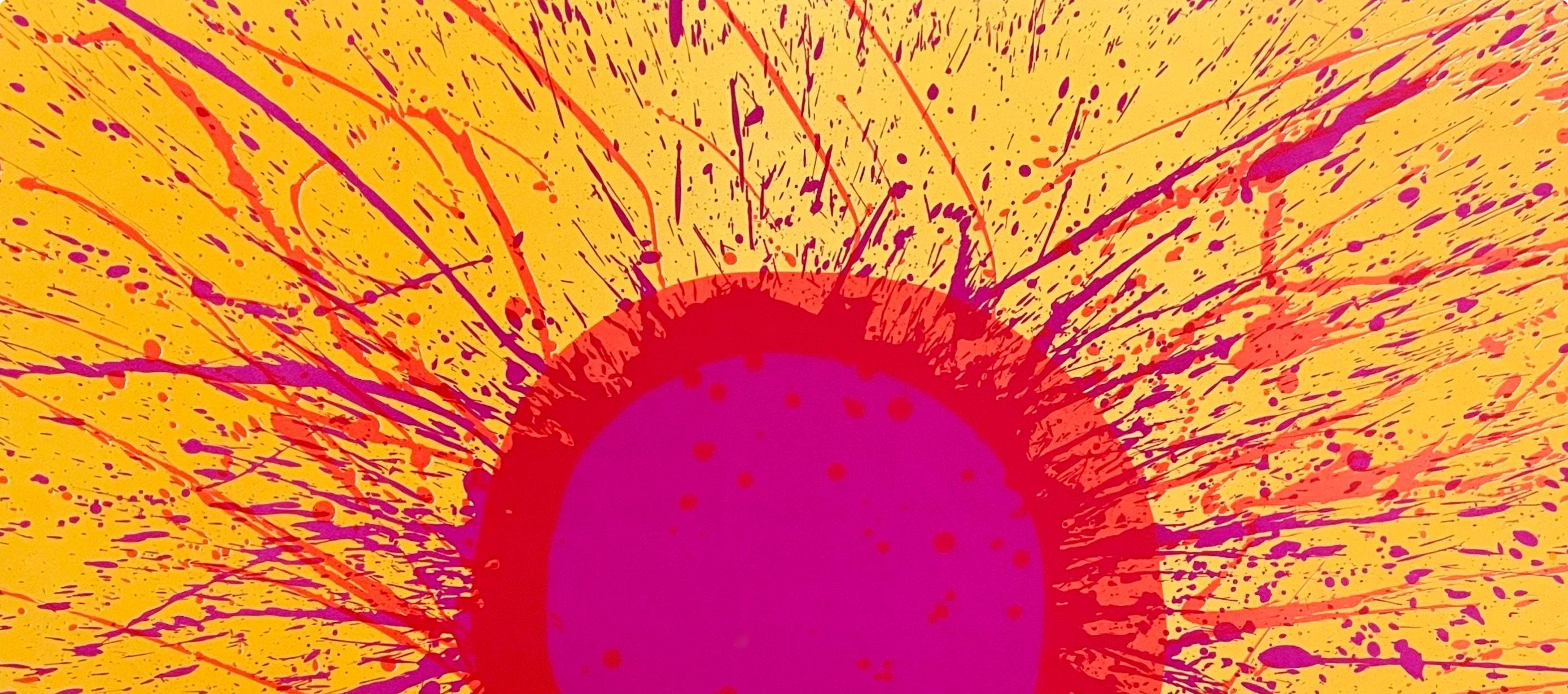Walasse Ting 丁雄泉, Orange, Trip 旅行, Limited Edition Lithograph
