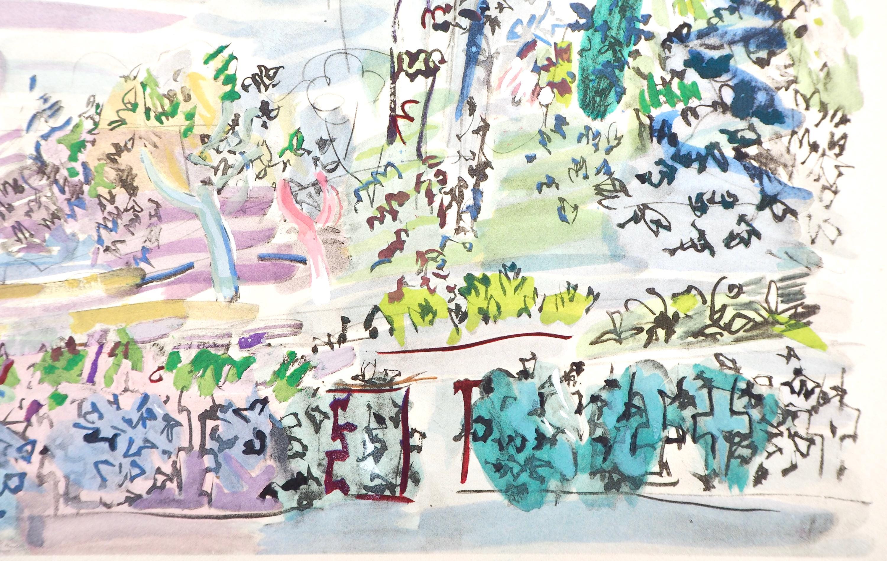 Raoul Dufy, Composition, Eaux-de-vie, Esprit de la fleur et du fruit, Limited Edition Lithograph
