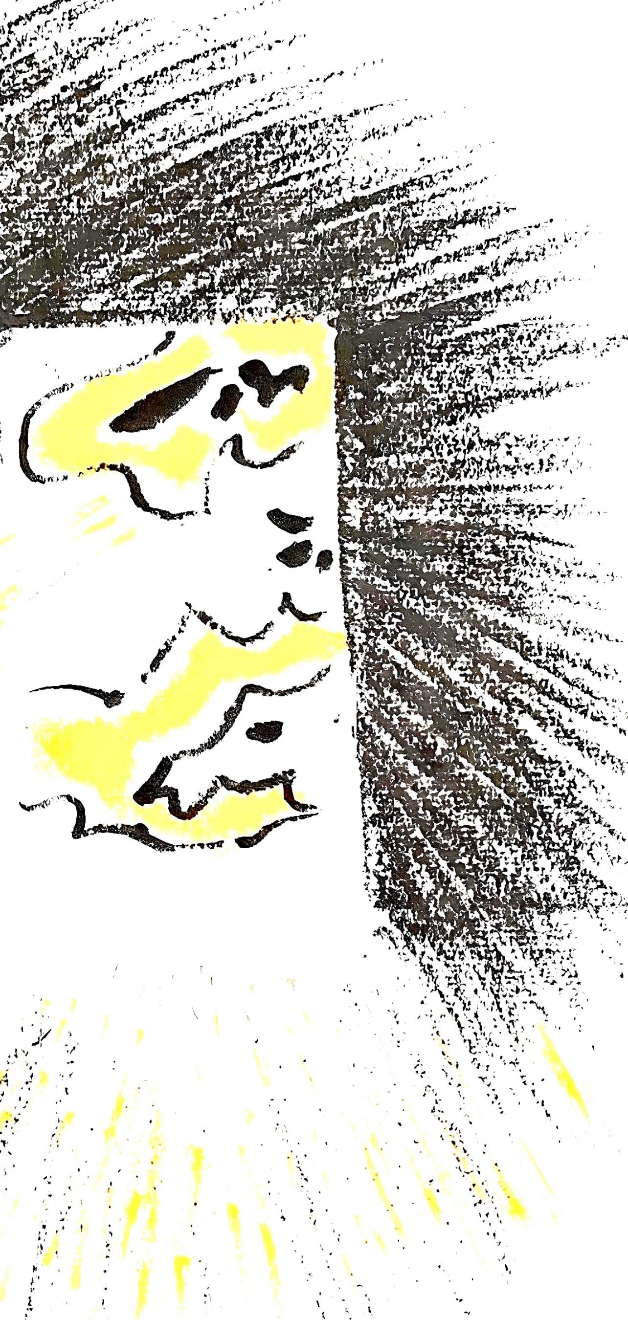 André Masson, Composition, Poèmes insoumis, Limited Edition Lithograph