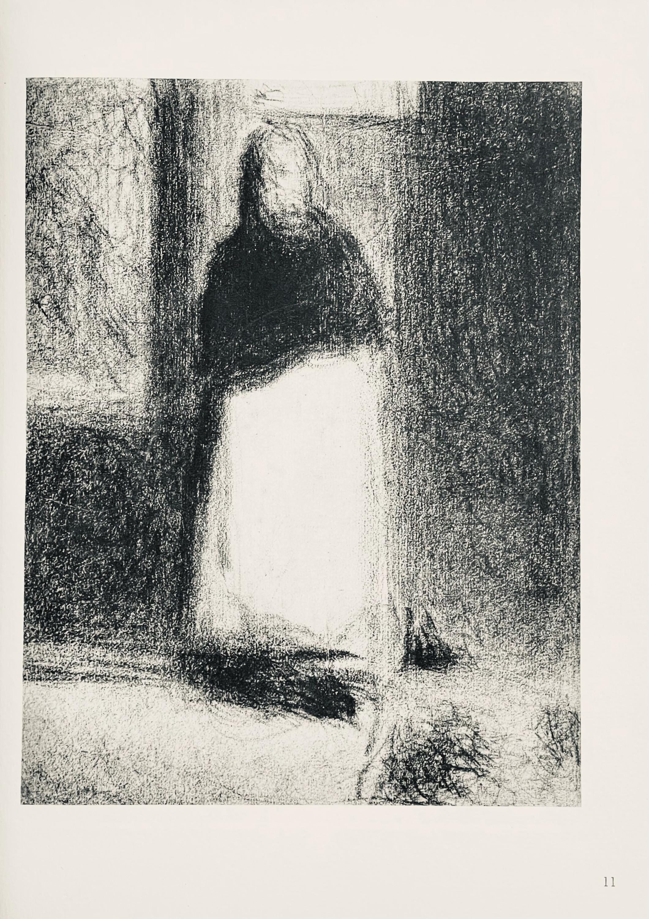Georges Seurat, La concierge. Vers, Seurat, Limited Edition Lithograph