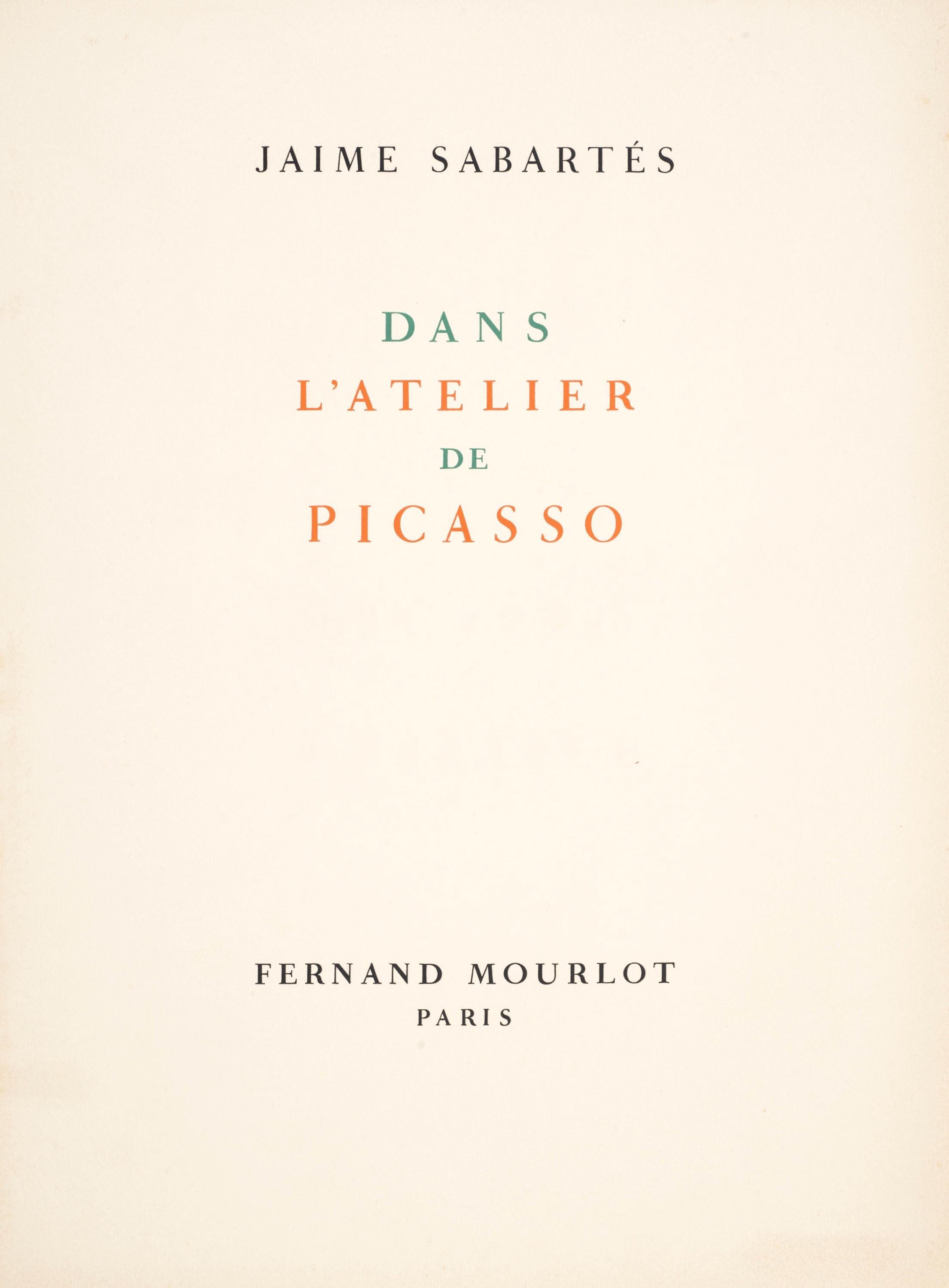 Pablo Picasso, Composition (Cramer 88), Dans l'Atelier de Picasso, Limited Edition Lithograph