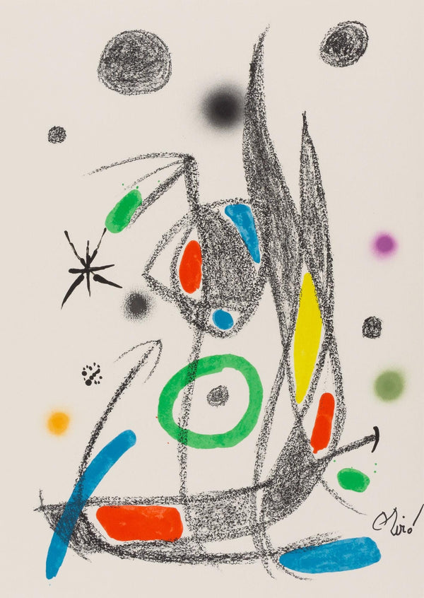 Joan Miró, Composition (Mourlot, 1051-1072), Maravillas con Variaciones acrósticas en el Jardín de Miró, Limited Edition Lithograph