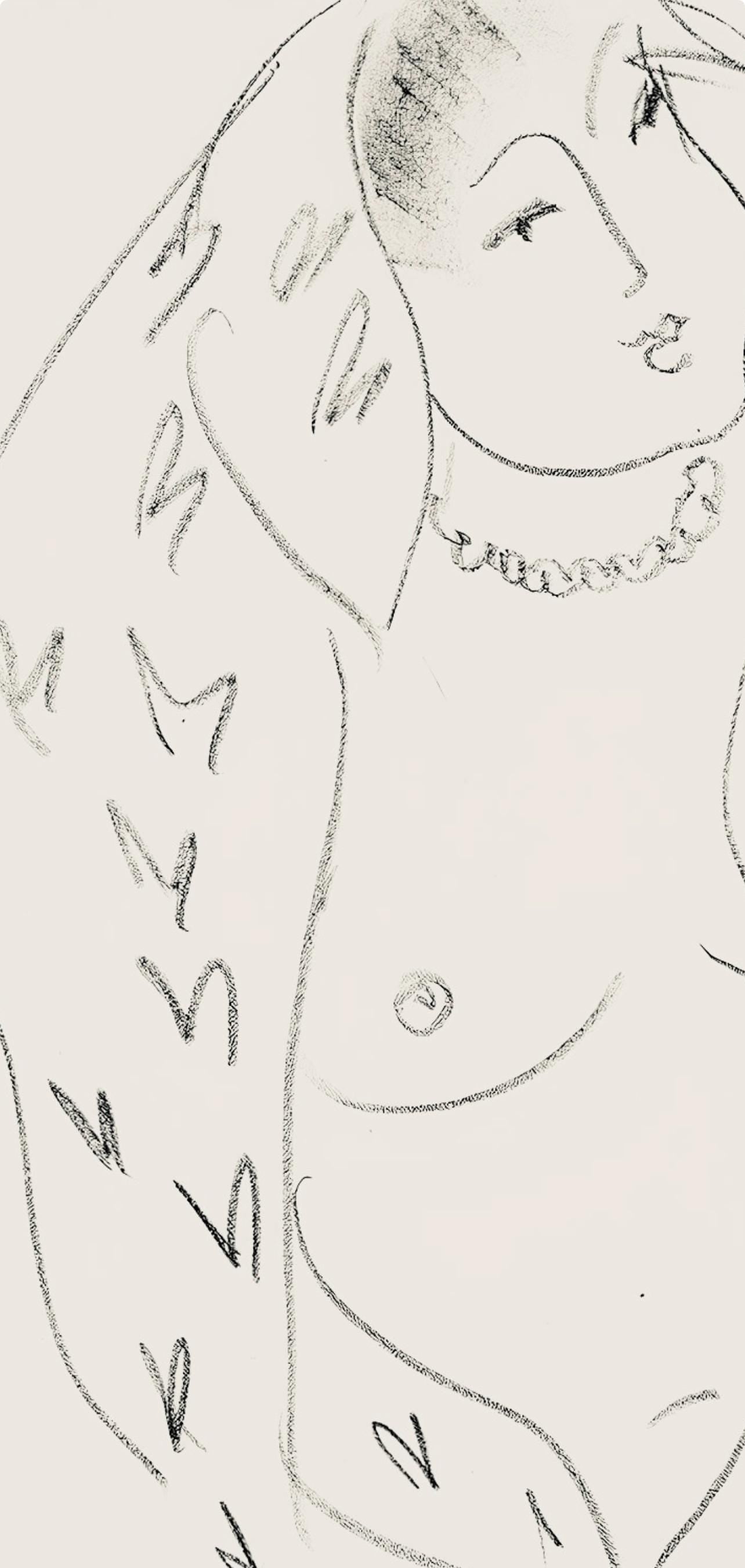 Henri Matisse, Série L, var. 18 (Duthuit 9), Henri Matisse, Dessins, Thèmes et variations, Limited Edition Lithograph