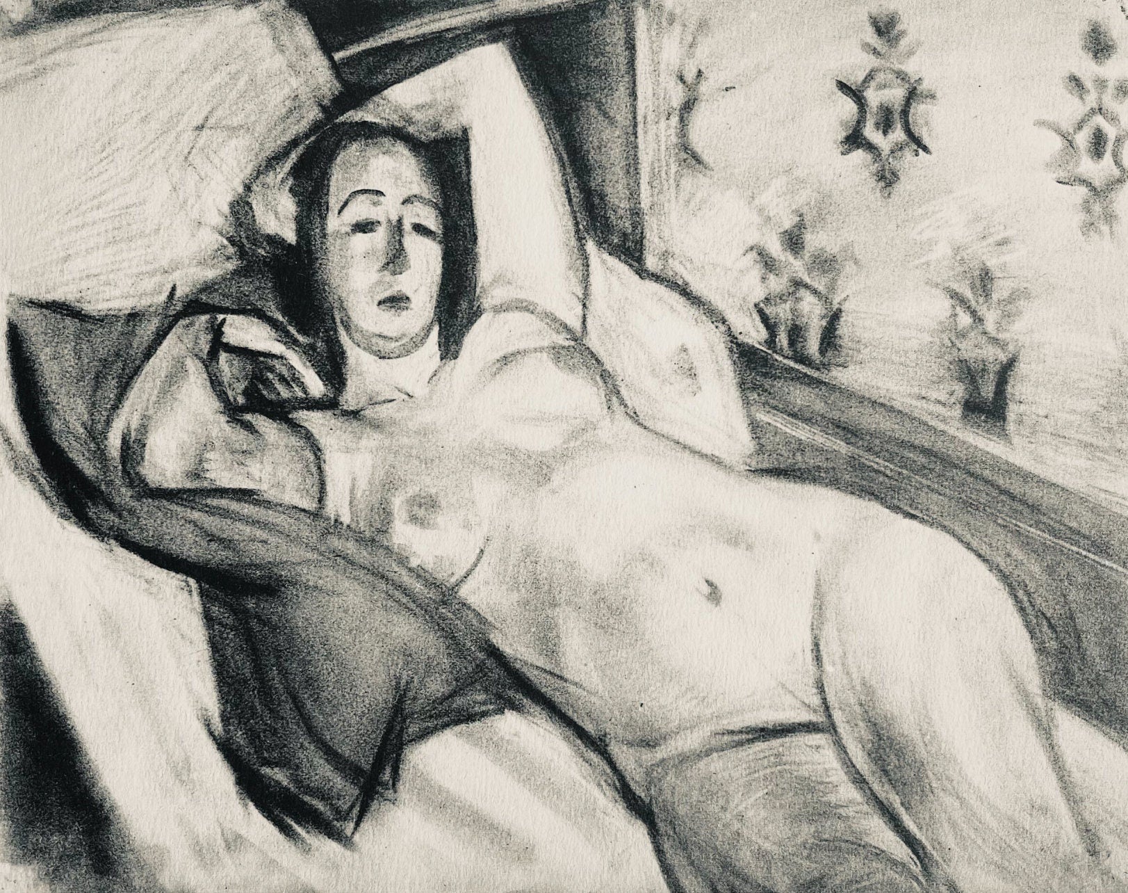 Henri Matisse, Composition (Dutel 3), Dessins de Henri-Matisse, Limited Edition Lithograph