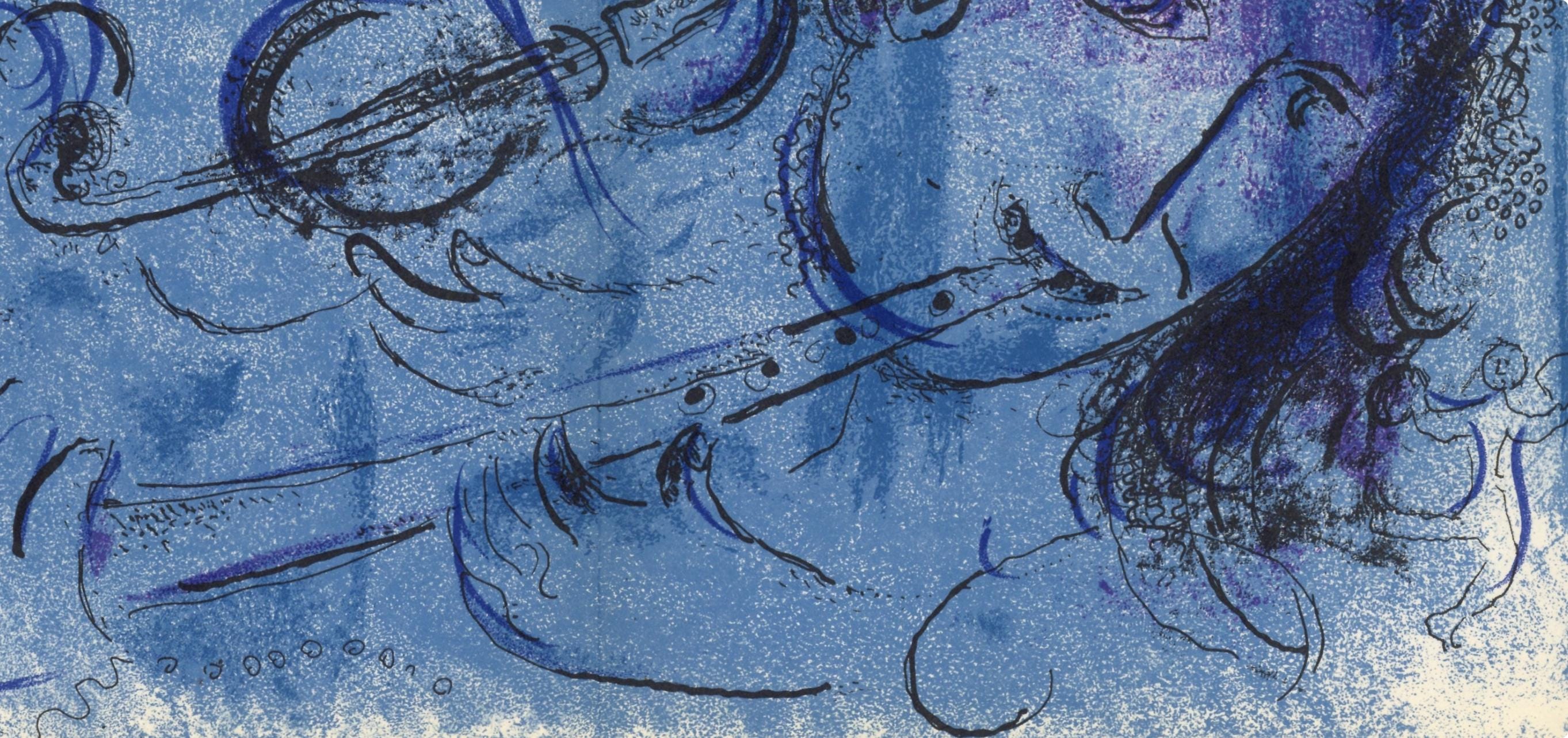 Marc Chagall, Composition (Mourlot 192-207; Cramer 34), Limited Edition Lithograph