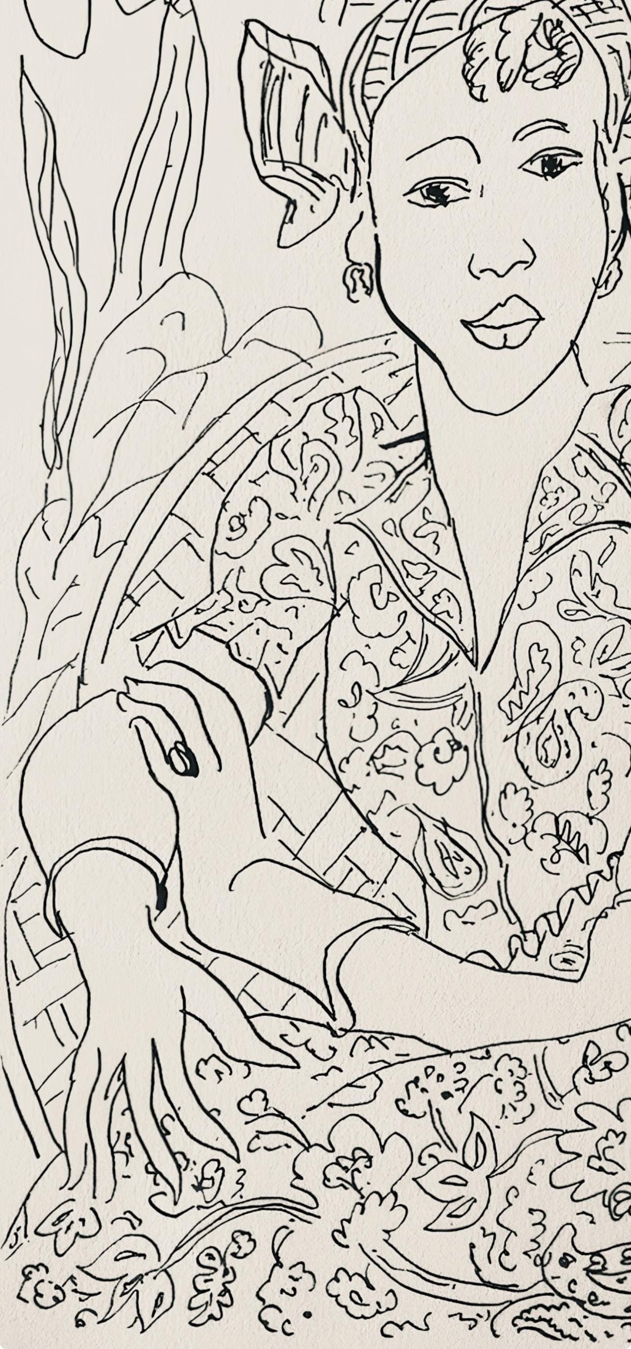 Henri Matisse, Composition, Dessins de Matisse, Hommage nº2, Limited Edition Lithograph