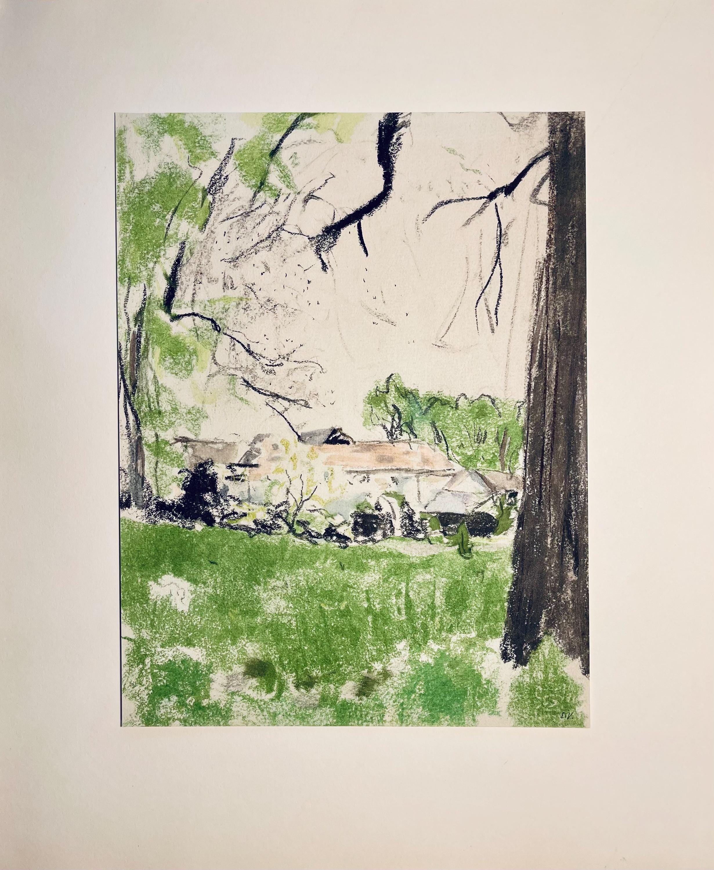 Édouard Vuillard, Composition, Vuillard, Douze Pastels, Limited Edition Lithograph