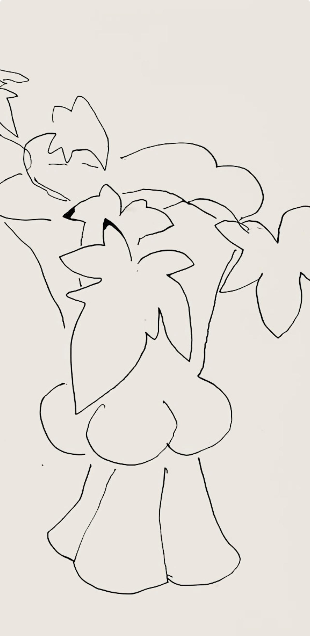 Henri Matisse, Série H, var. 2 (Duthuit 9), Henri Matisse, Dessins, Thèmes et variations, Limited Edition Lithograph