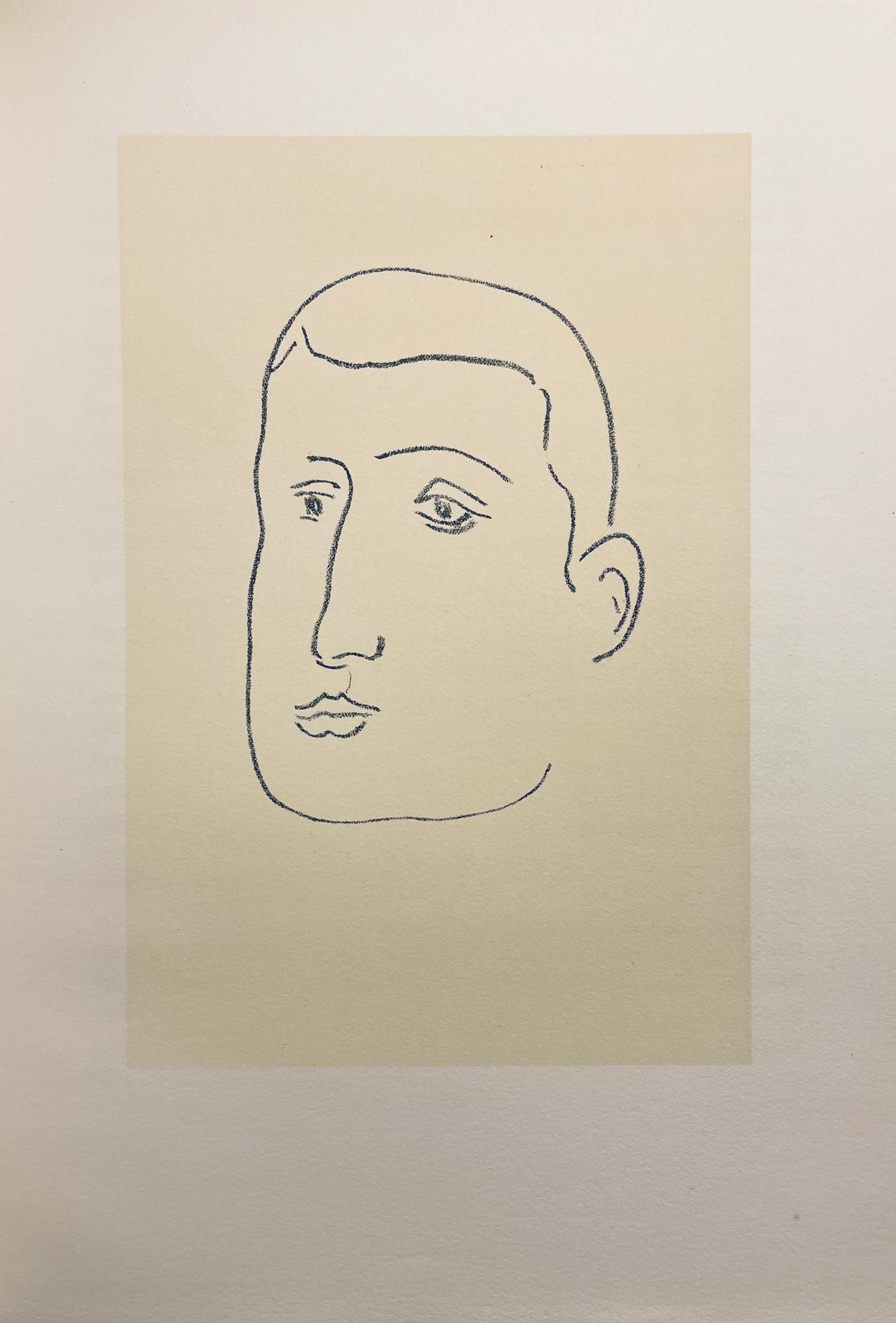 Henri Matisse, Composition (Duthuit 31), Apollinaire, Limited Edition Lithograph