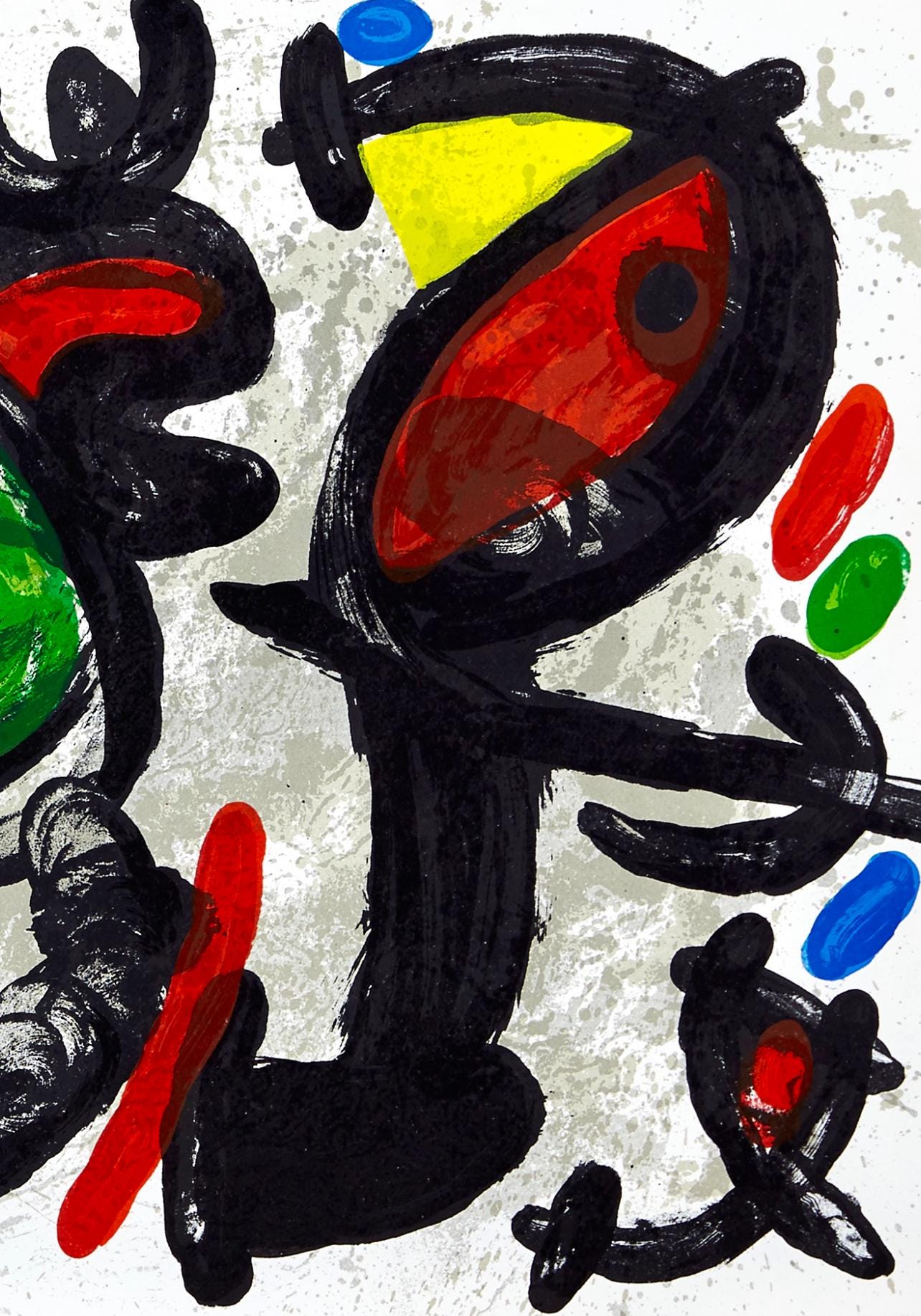 Joan Miró, Composition, Derrière le miroir, Limited Edition Lithograph