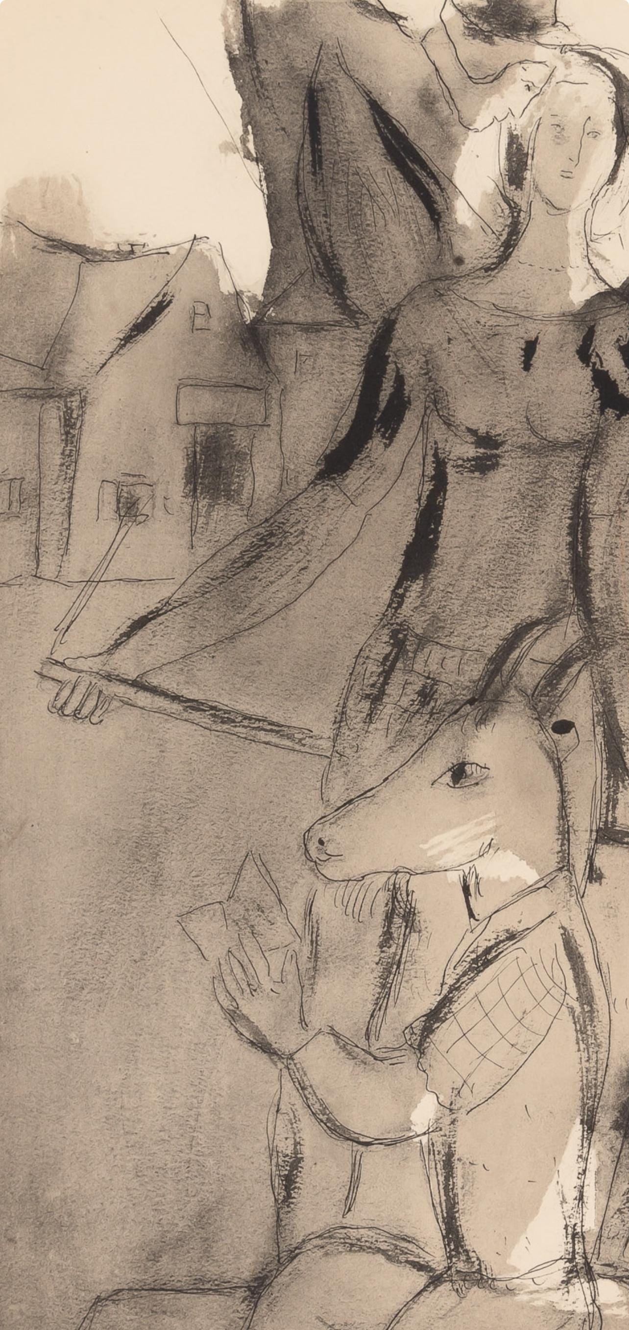 Marc Chagall, Composition, Couleur amour, Limited Edition Lithograph