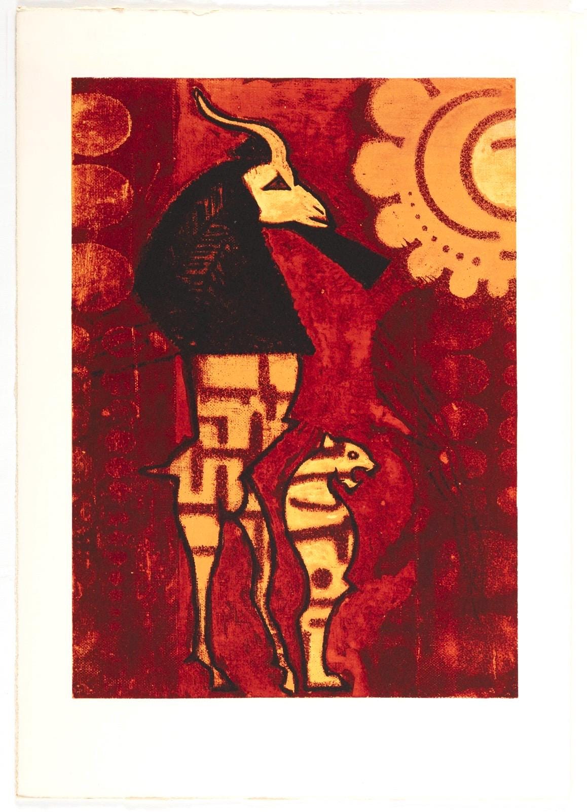Max Ernst, Judith, Tragödie in drei Akten, Limited Edition Lithograph