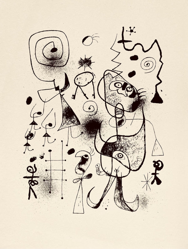 Joan Miró, Composition, The Prints of Joan Miro, Limited Edition Etching