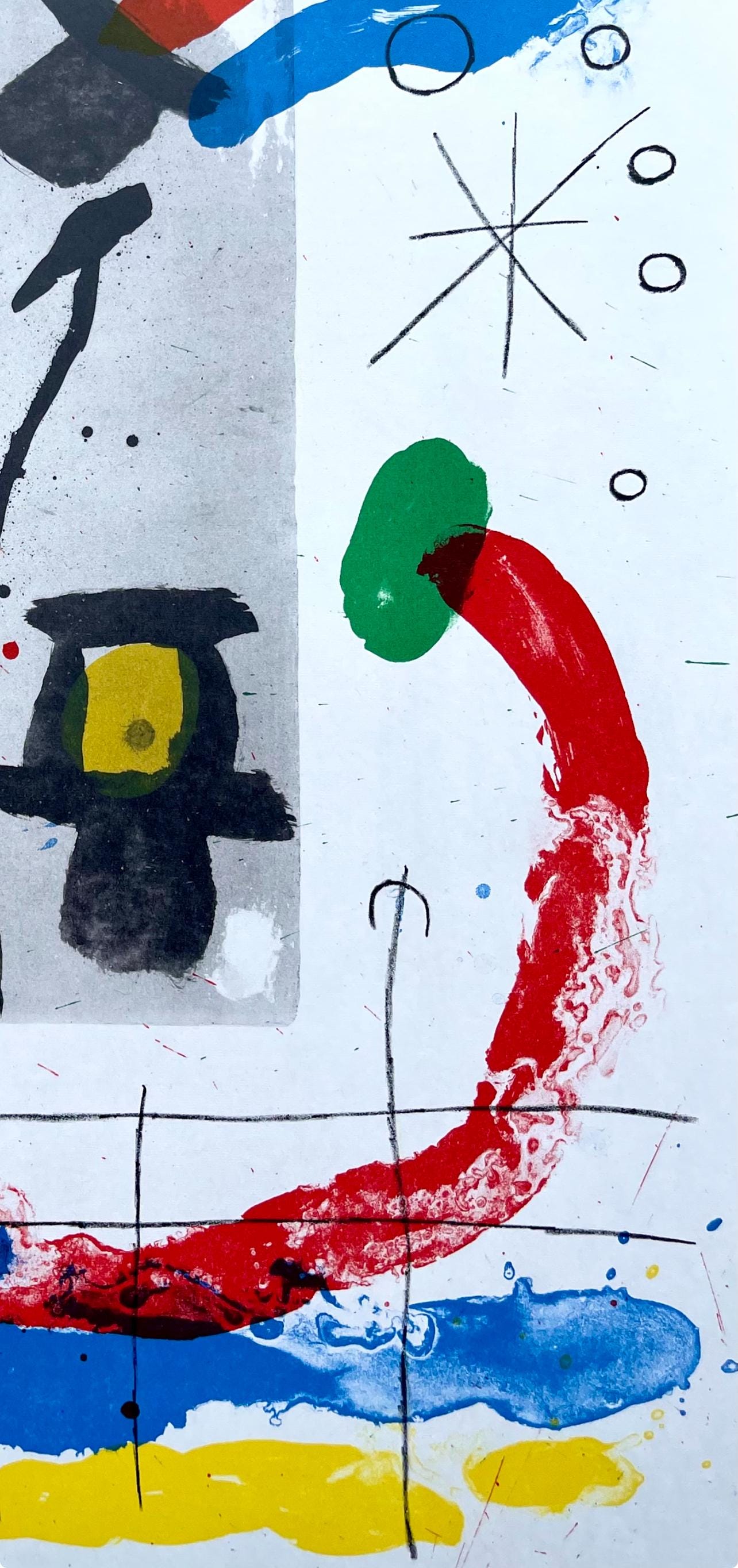 Joan Miró, Composition (Cramer 102; Mourlot 428-449), Derrière le miroir, Limited Edition Lithograph