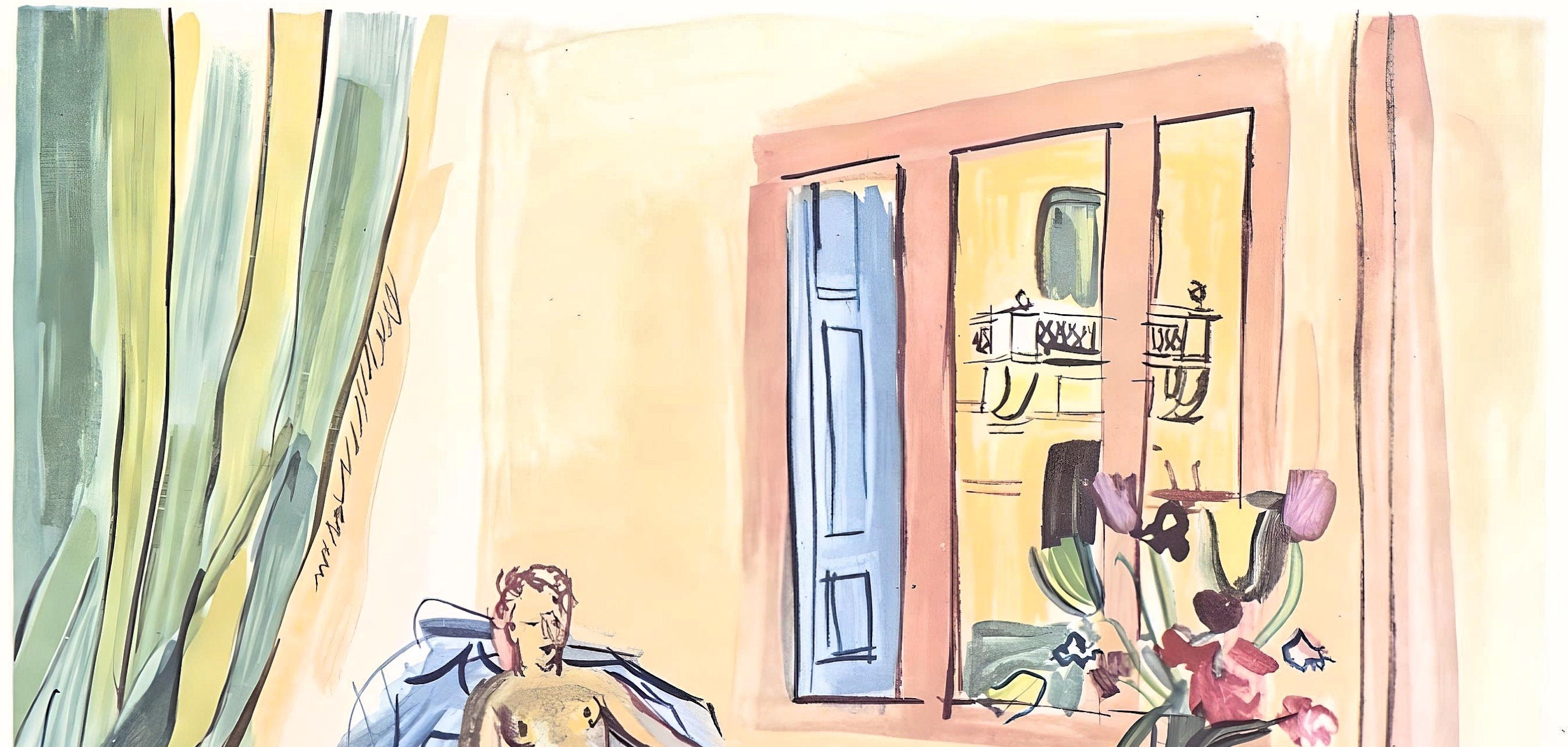 Raoul Dufy, L'atelier de Perpignan, Vacances forcées