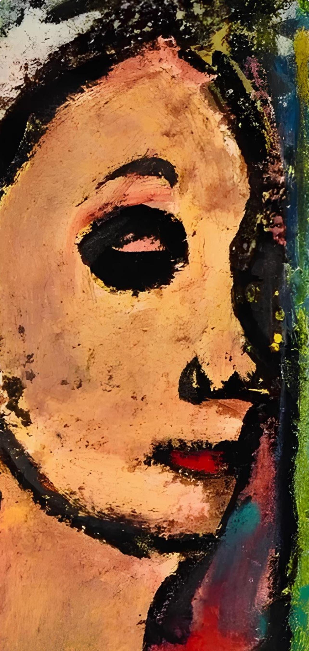 Georges Rouault, Composition, Visages, dix études de l'Atelier reproduites en fac-similés, Limited Edition Lithograph