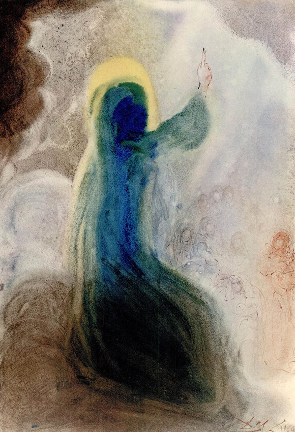 Salvador Dali, Composition (Michler/Löpsinger 1600; Field 69-3), Biblia Sacra, Limited Edition Lithograph