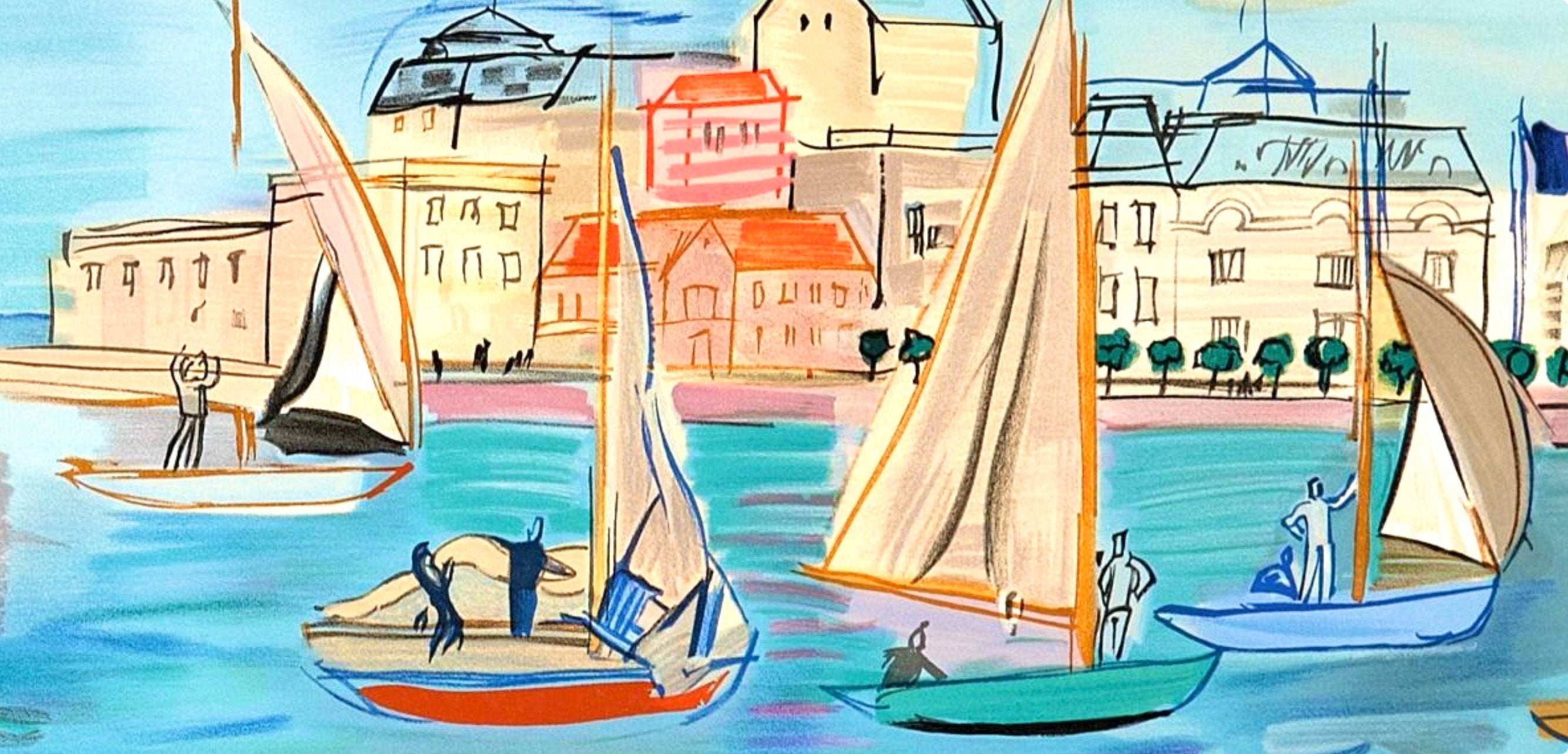 Raoul Dufy, Les Régates, Raoul Dufy, Collection Pierre Lévy, Limited Edition Lithograph