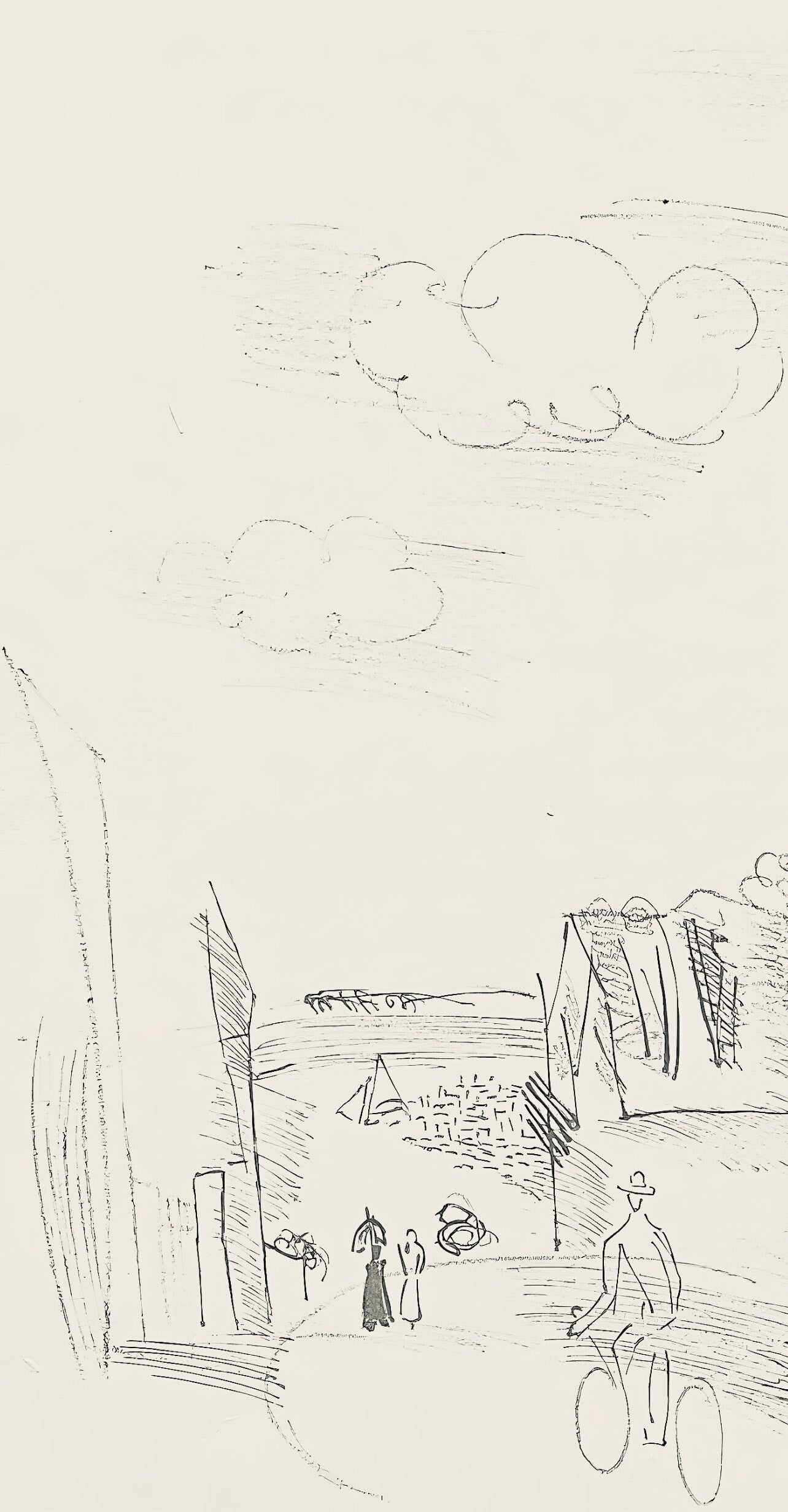 Raoul Dufy, Composition, Les Côtes Normandes, Limited Edition Lithograph