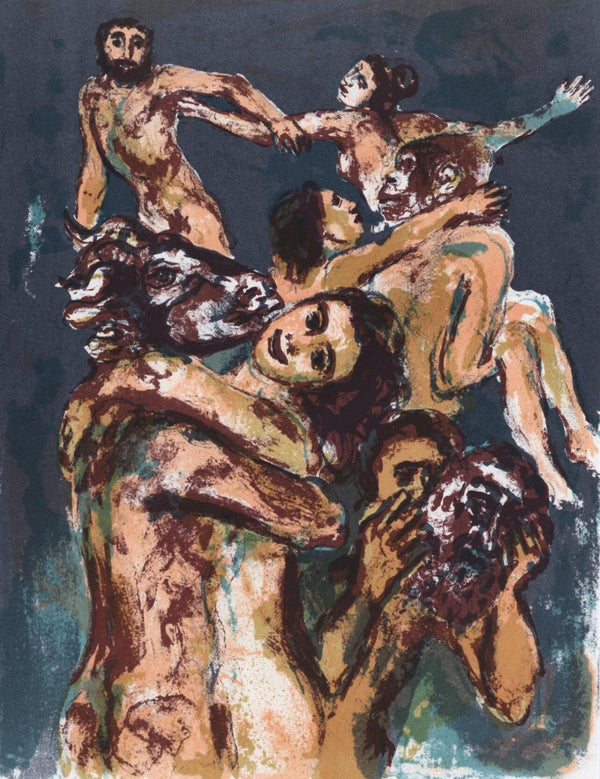 Walter Spitzer, Composition, L'Odyssée, Limited Edition Lithograph