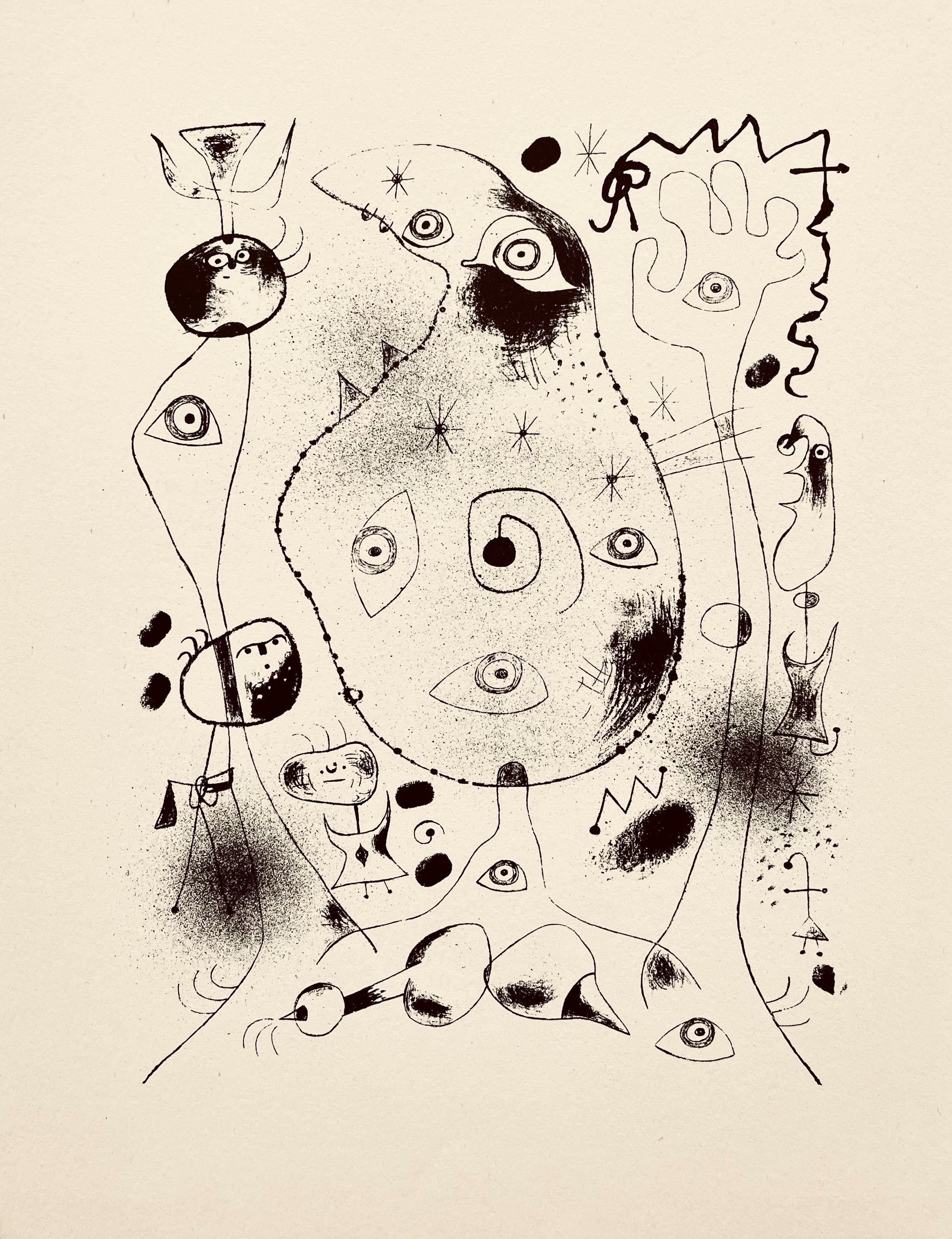 Joan Miró, Composition, The Prints of Joan Miro, Limited Edition Etching