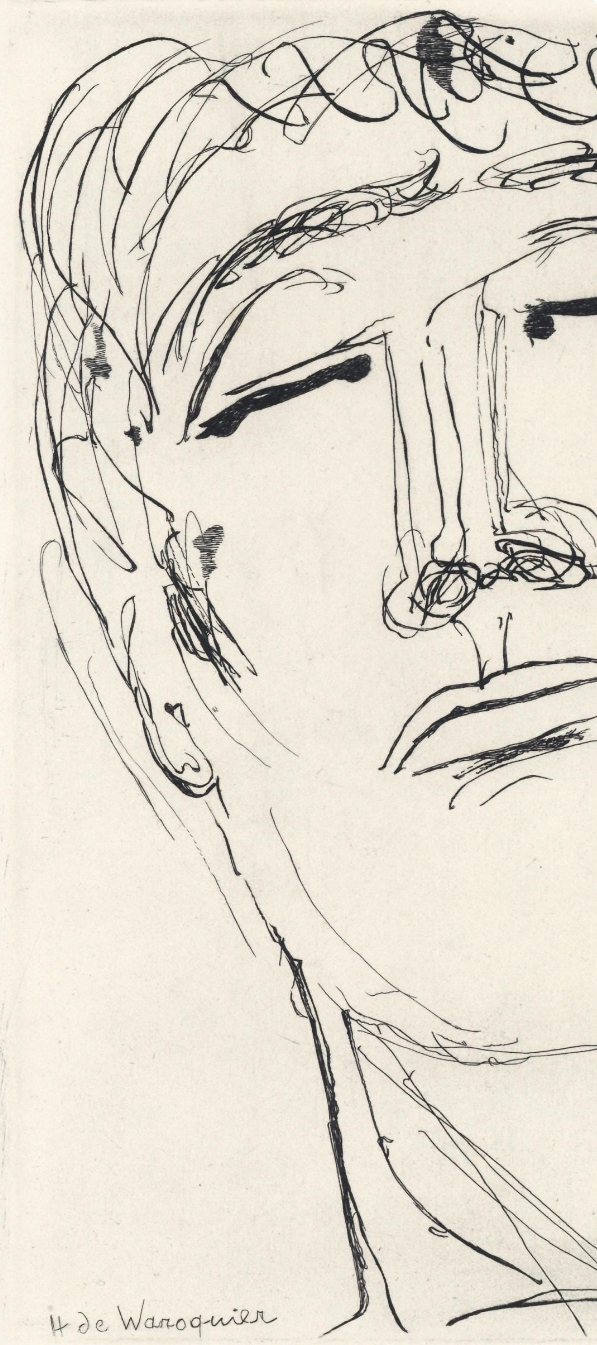 Henri de Waroquier, Composition, Alternance, Limited Edition Etching