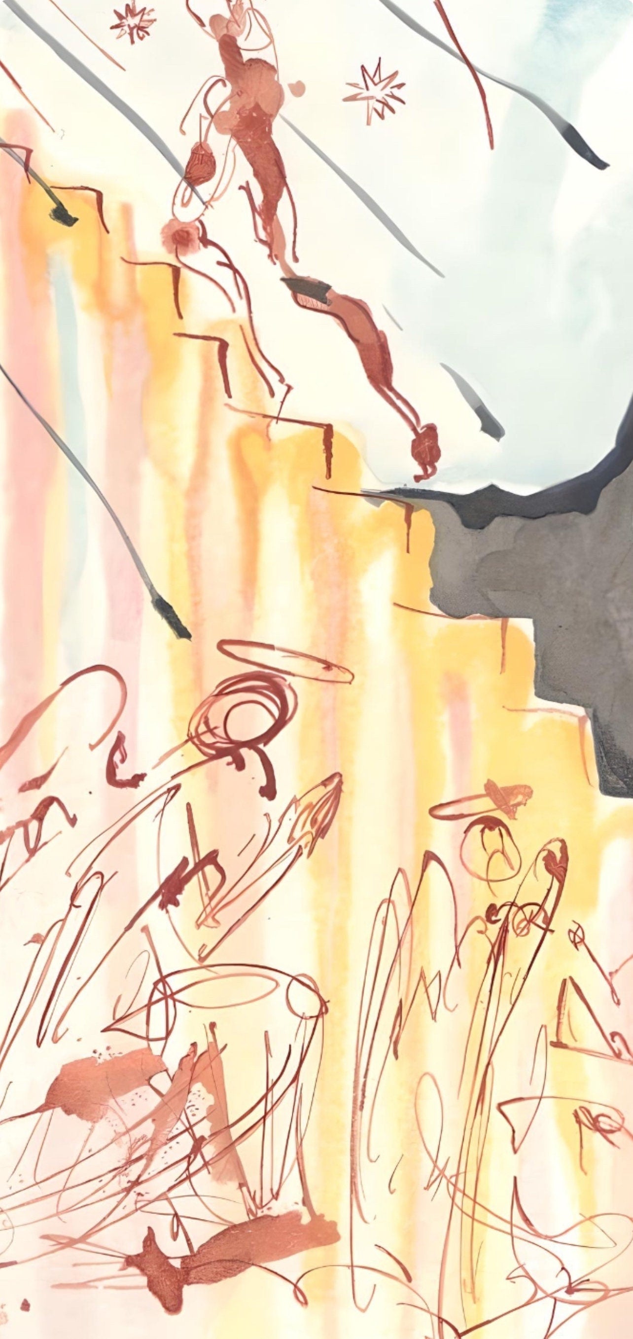 Salvador Dali, The Celestial Staircase (Michler/Löpsinger 1039-1138; Field 189-200), La Divine Comédie, Limited Edition Woodcut