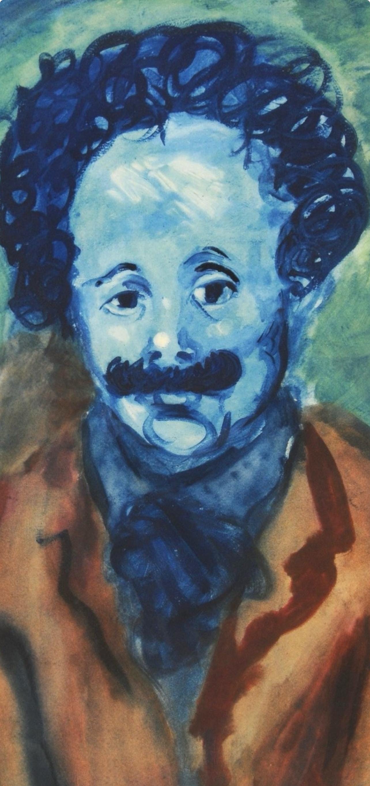 Pablo Picasso, Composition, Les Bleus de Barcelone, Limited Edition Lithograph