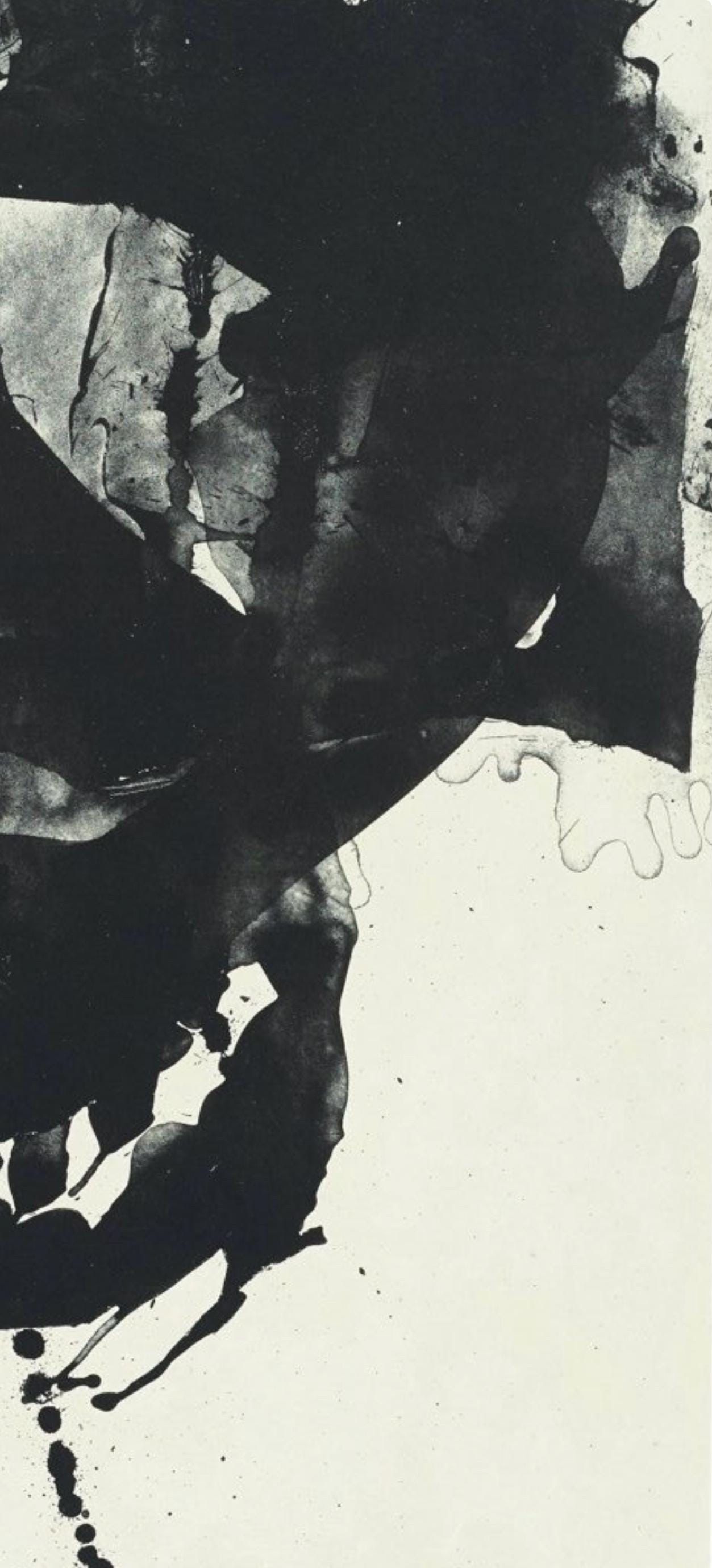 Robert Motherwell, Nocturne VIII (Belknap 354-380; Engberg/Banach 415-441), Three Poems, Limited Edition Lithograph