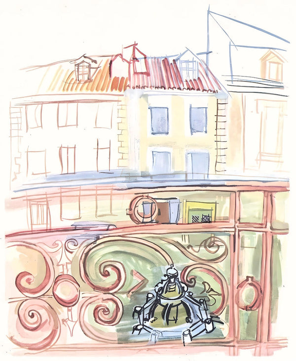 Raoul Dufy, La fenêtre de Dufy à Aspet, Vacances forcées