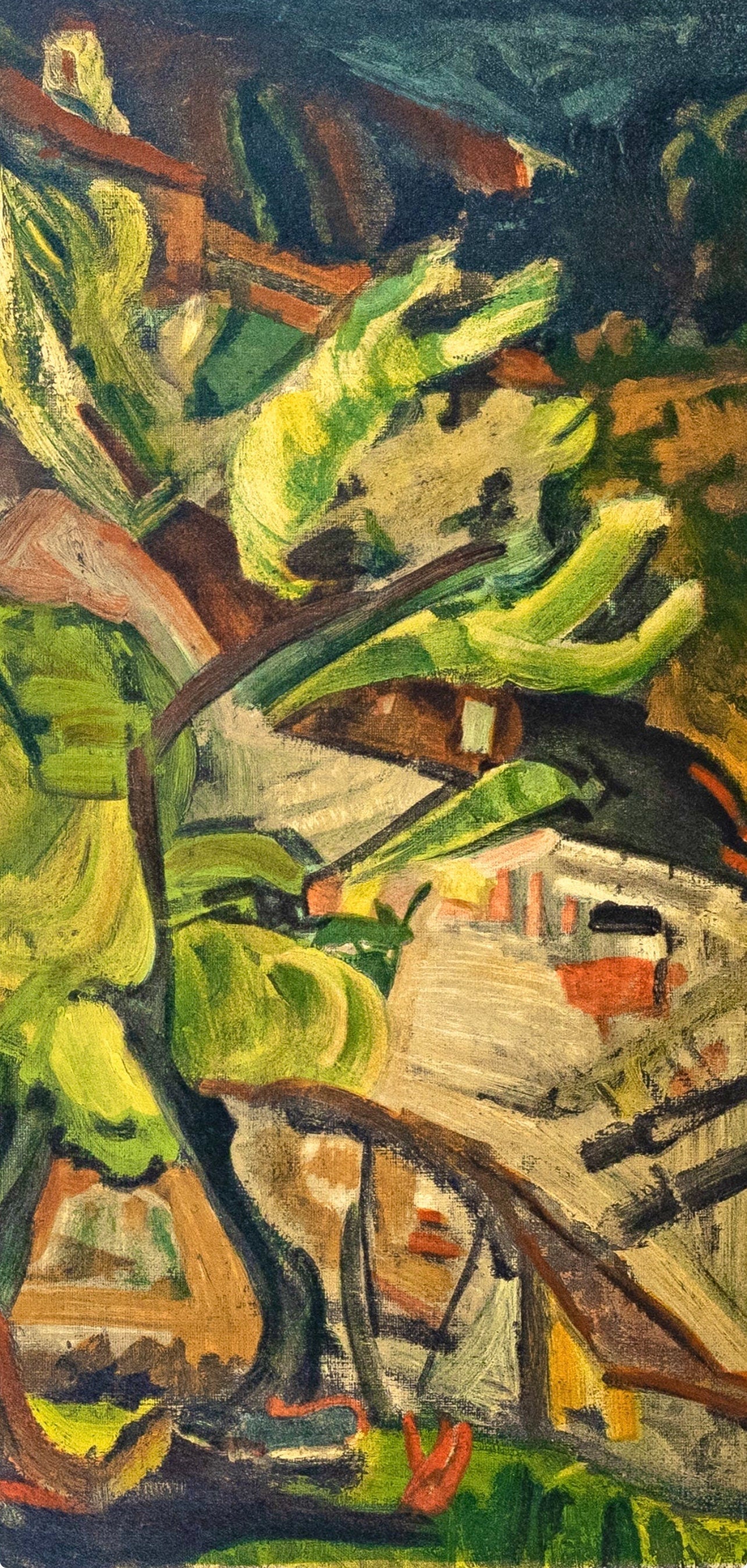 Chaïm Soutine, Paysage à Cagnes, Soutine, Collection Pierre Lévy, Limited Edition Lithograph