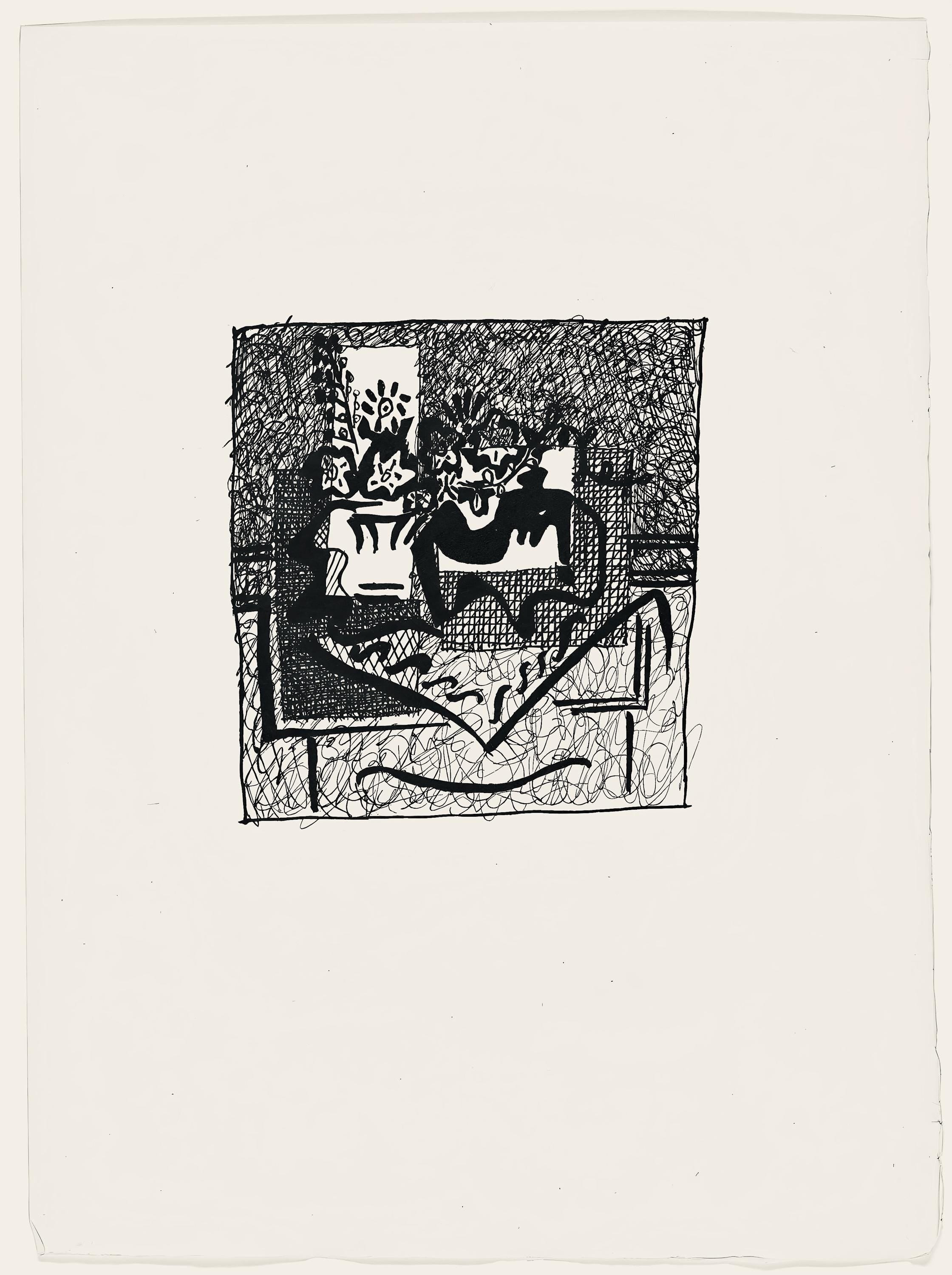 Pablo Picasso, Composition (Monod 10485), Hélène chez Archive de Illustrations de Pablo Picasso, Limited Edition Woodcut