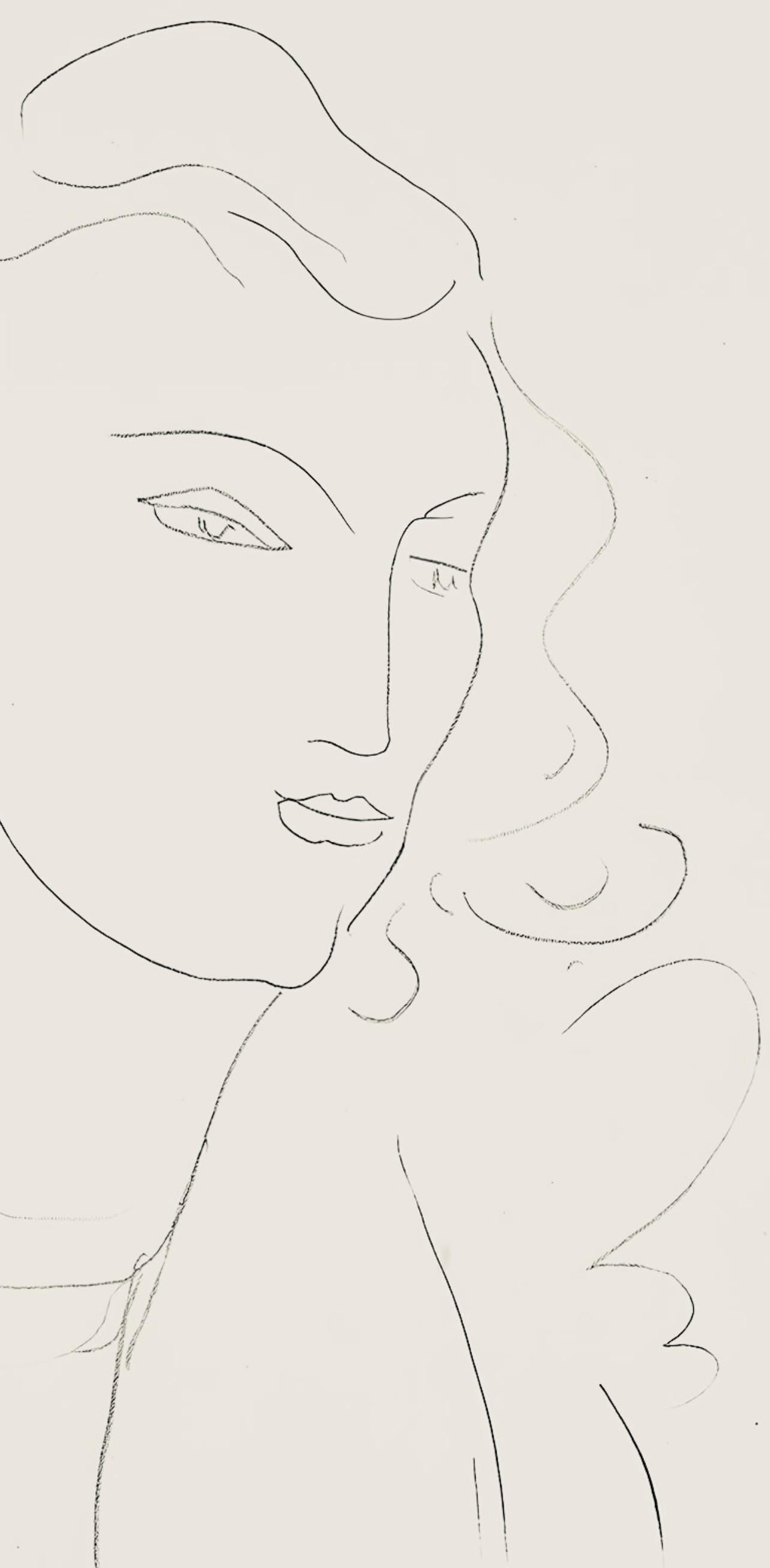 Henri Matisse, Série O, var. 8 (Duthuit 9), Henri Matisse, Dessins, Thèmes et variations, Limited Edition Lithograph