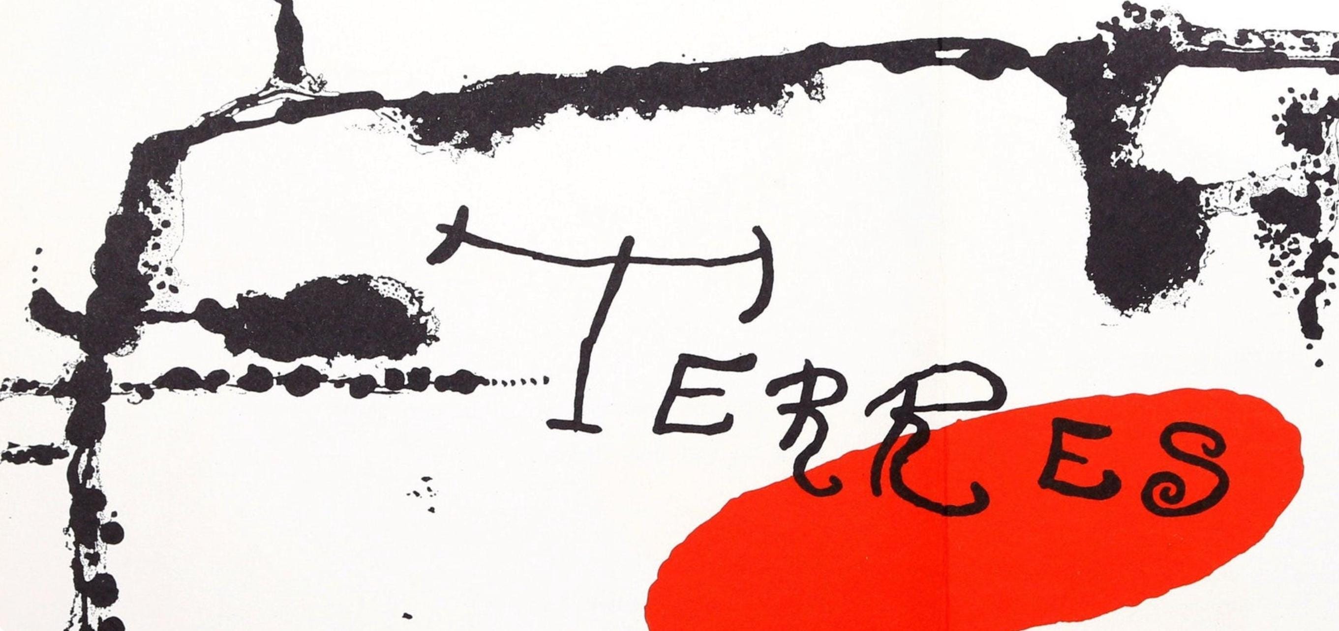 Joan Miró, Composition (Cramer 34; Mourlot 224), Derrière le miroir, Limited Edition Lithograph