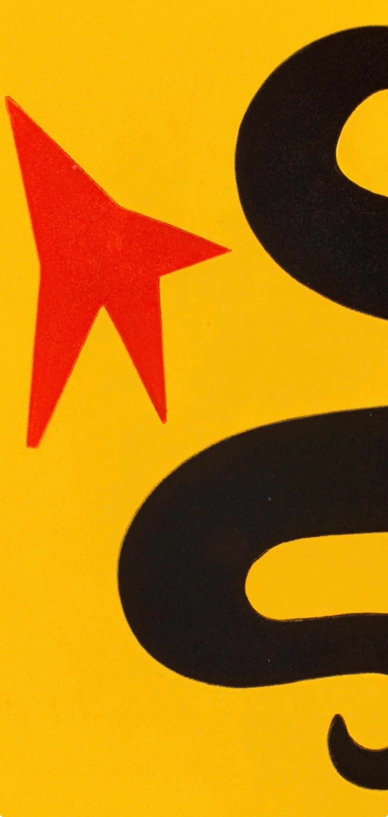 Alexander Calder, Composition, Derrière le miroir, Limited Edition Lithograph