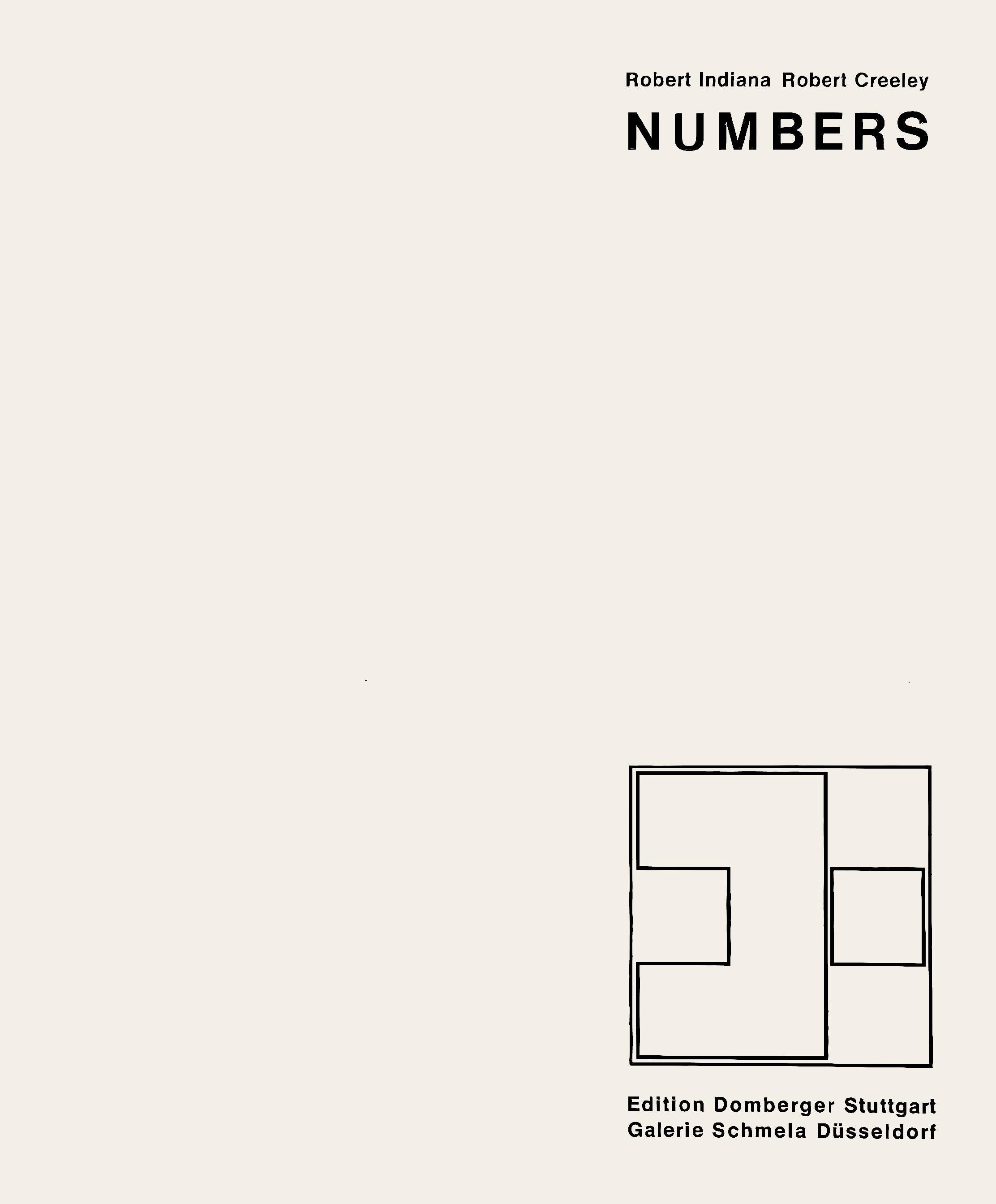 Robert Indiana, Seven (Sheehan 46-55), Numbers, Limited Edition Silkscreen