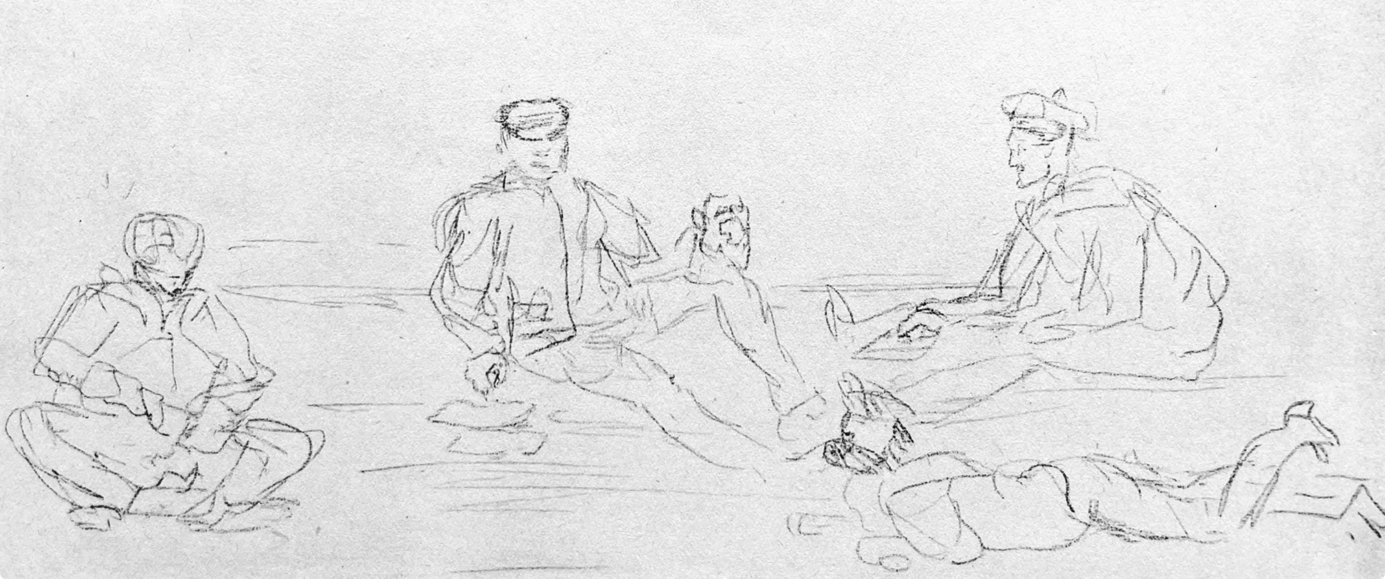 Henri de Toulouse-Lautrec, Composition, Toulouse-Lautrec, Album De Marine, Limited Edition Lithograph