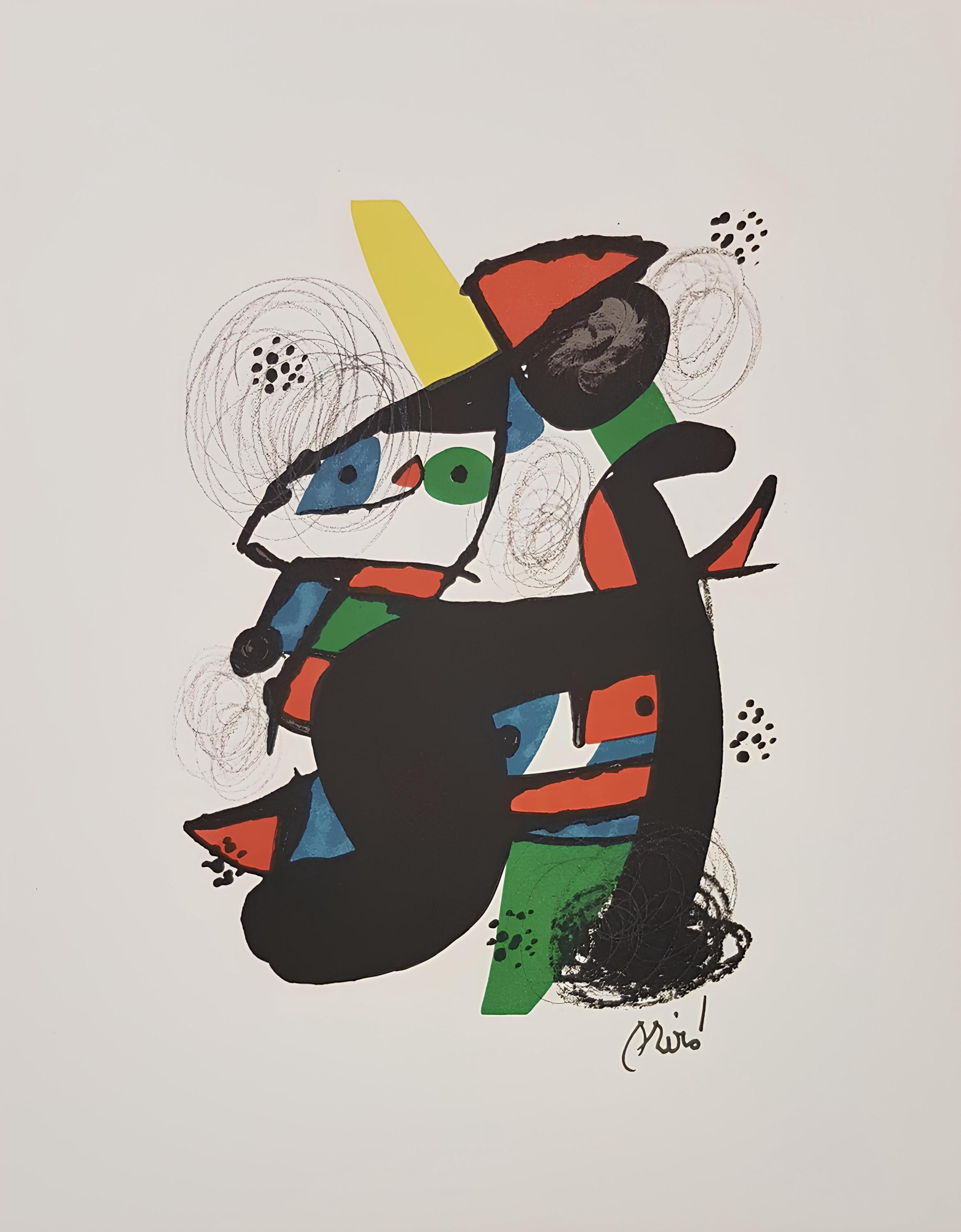 Joan Miró, Composition (Mourlot 1212-1225; Cramer 248), La mélodie acide, Limited Edition Lithograph