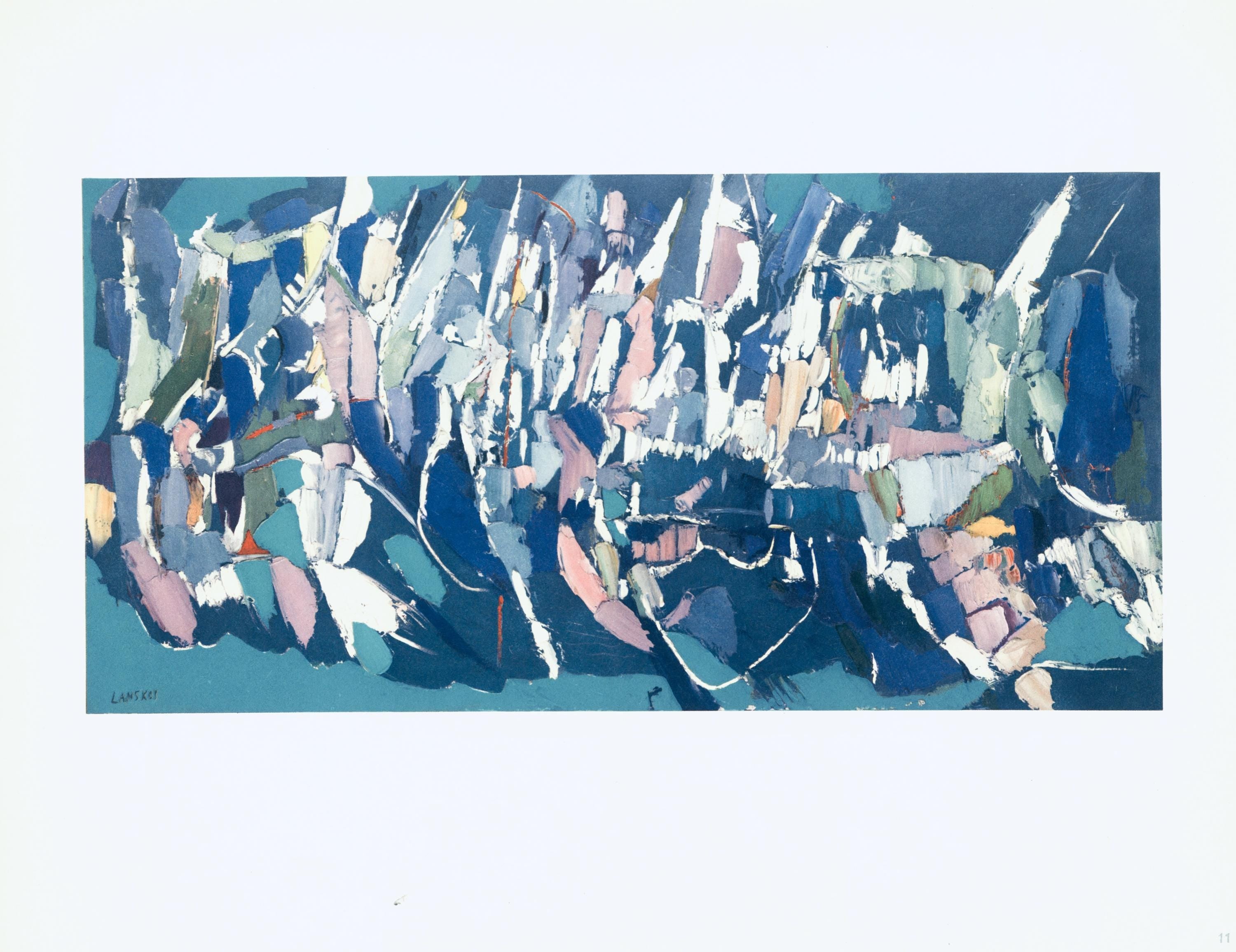 André Lanskoy, Composition, André Lanskoy, Peintres d'aujourd'hui, Limited Edition Lithograph