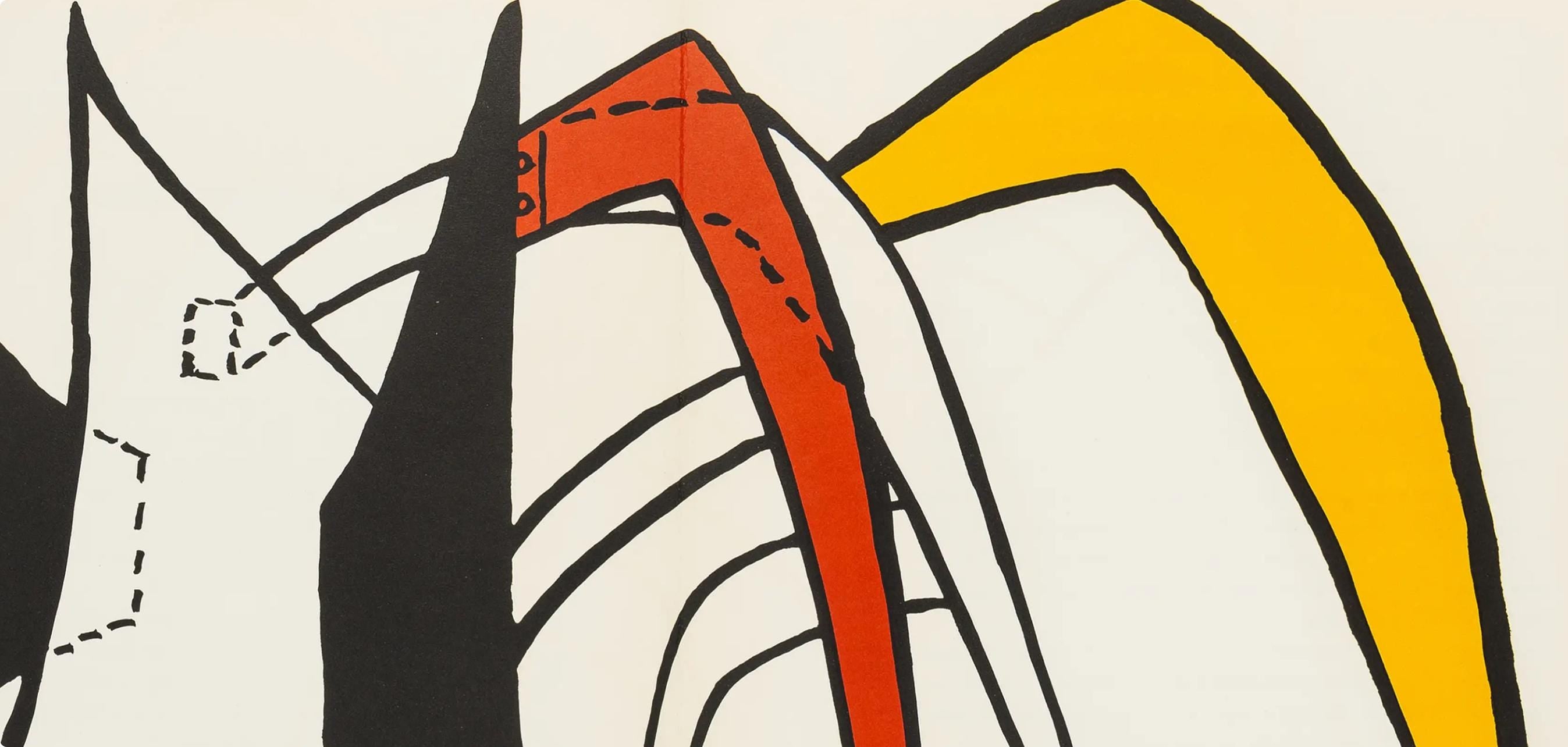 Alexander Calder, Composition, Derrière le miroir, Limited Edition Lithograph