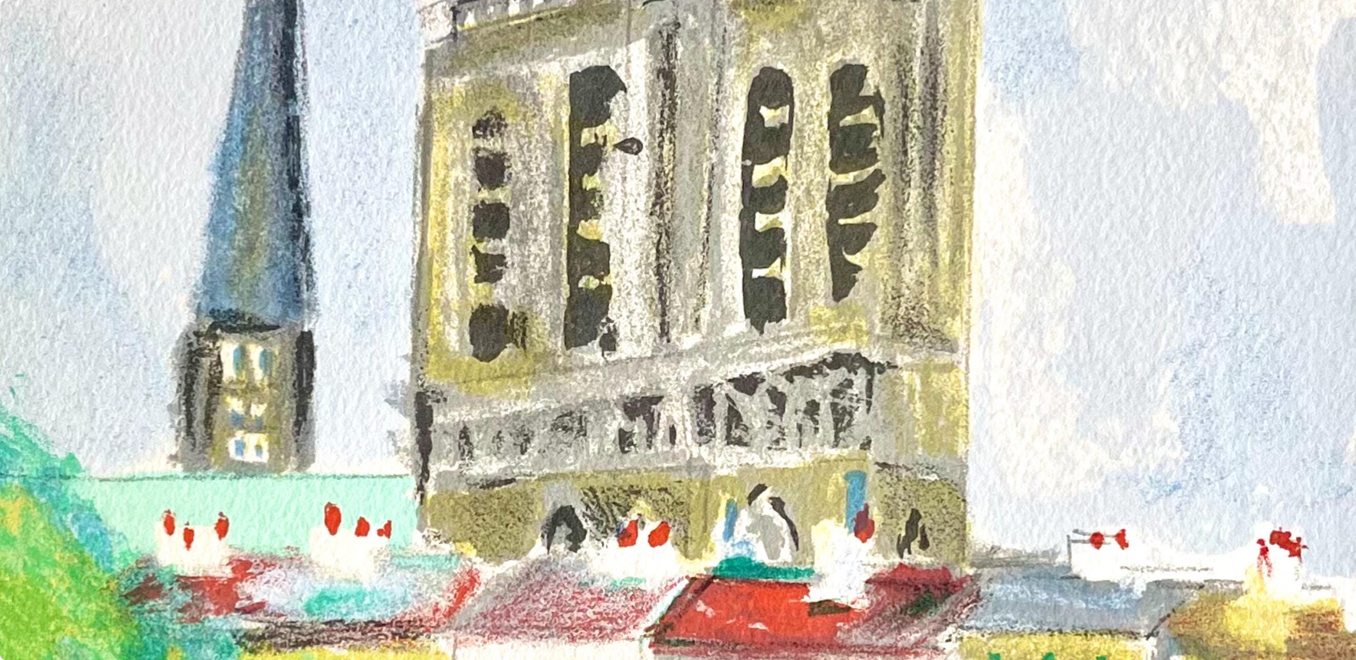 Maurice Utrillo, à Notre-Dame (La Cité), Paris Capitale, Limited Edition Lithograph